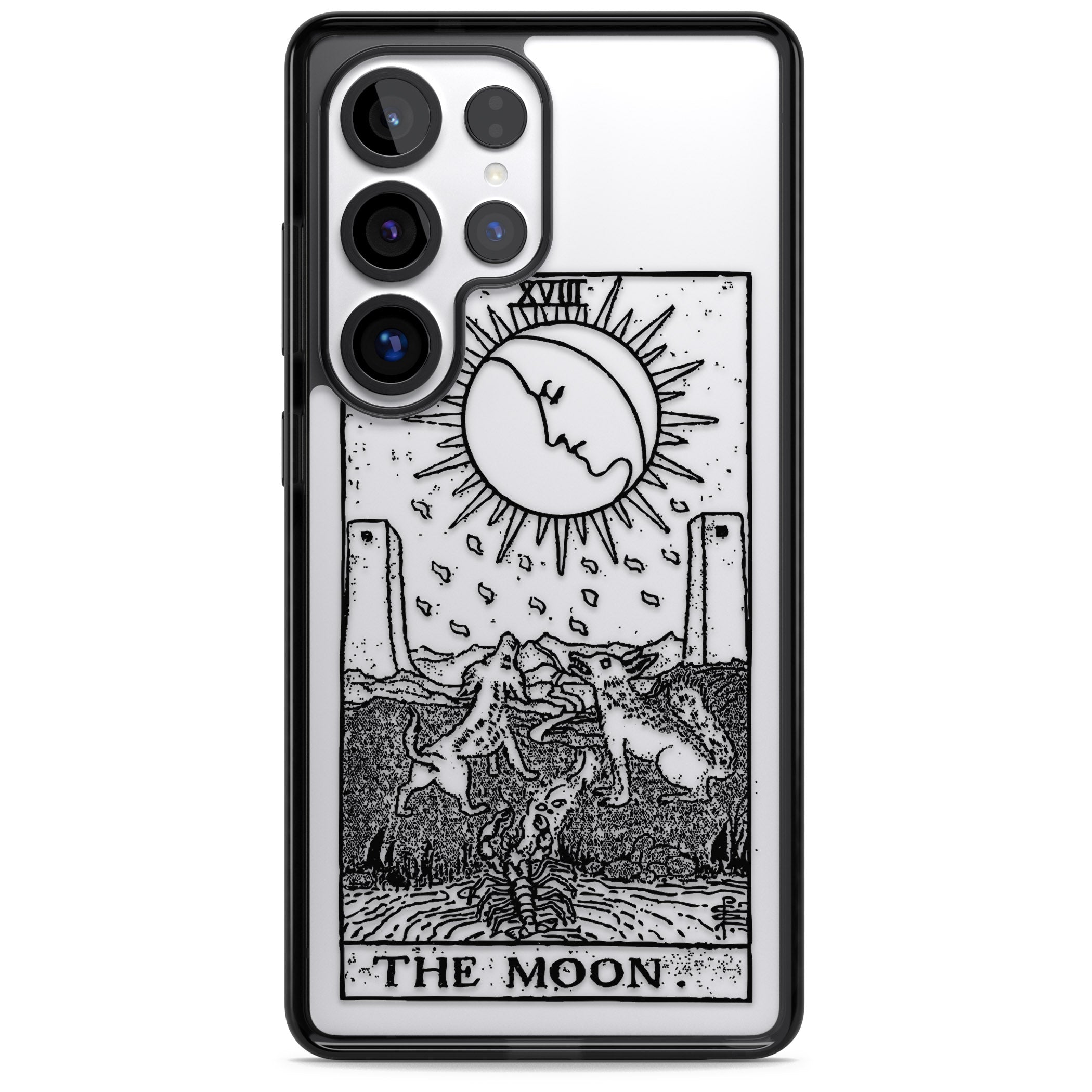 Personalised The Moon Tarot Card (Clear)