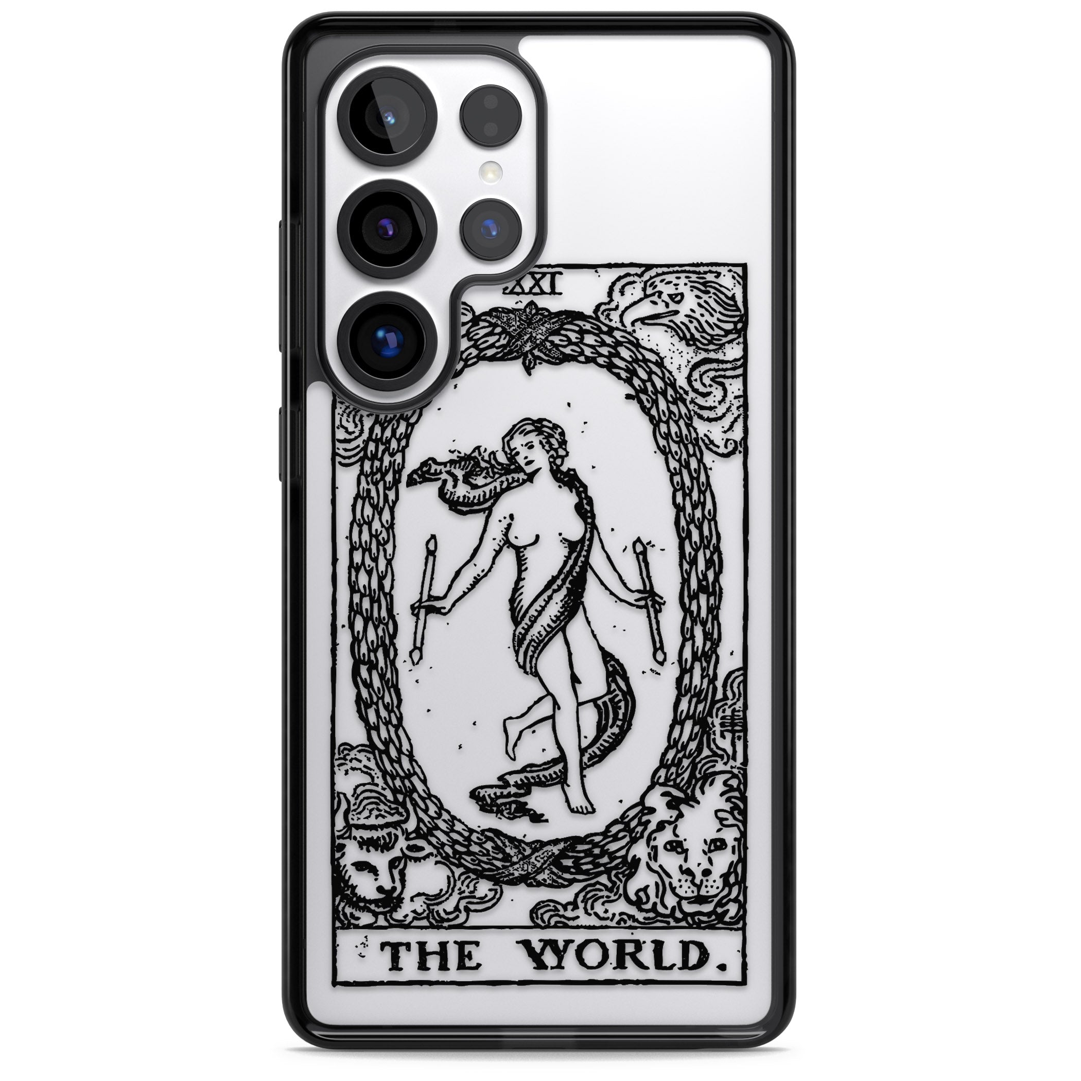 Personalised The World Tarot Card (Clear)
