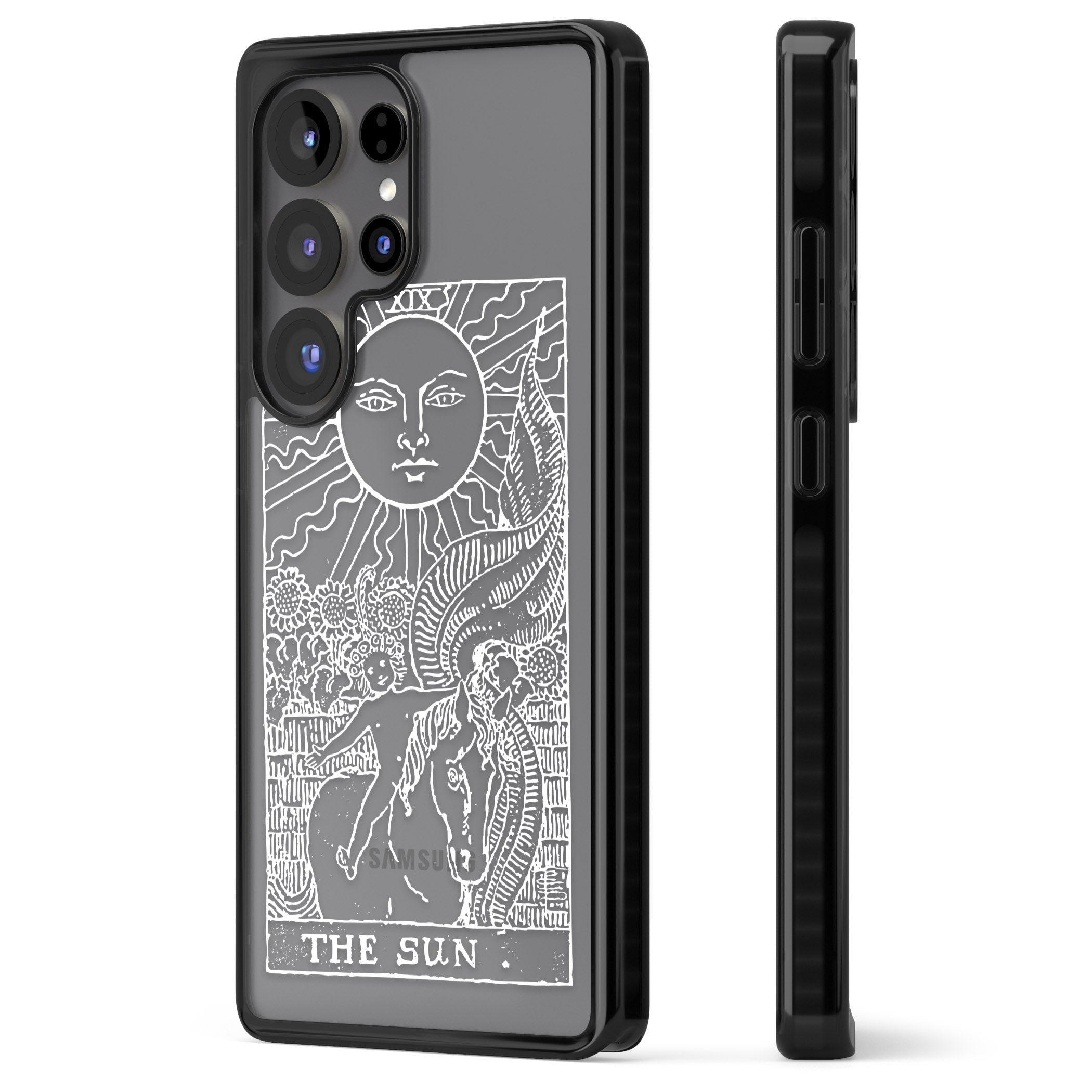 Personalised The Sun Tarot Card (White)