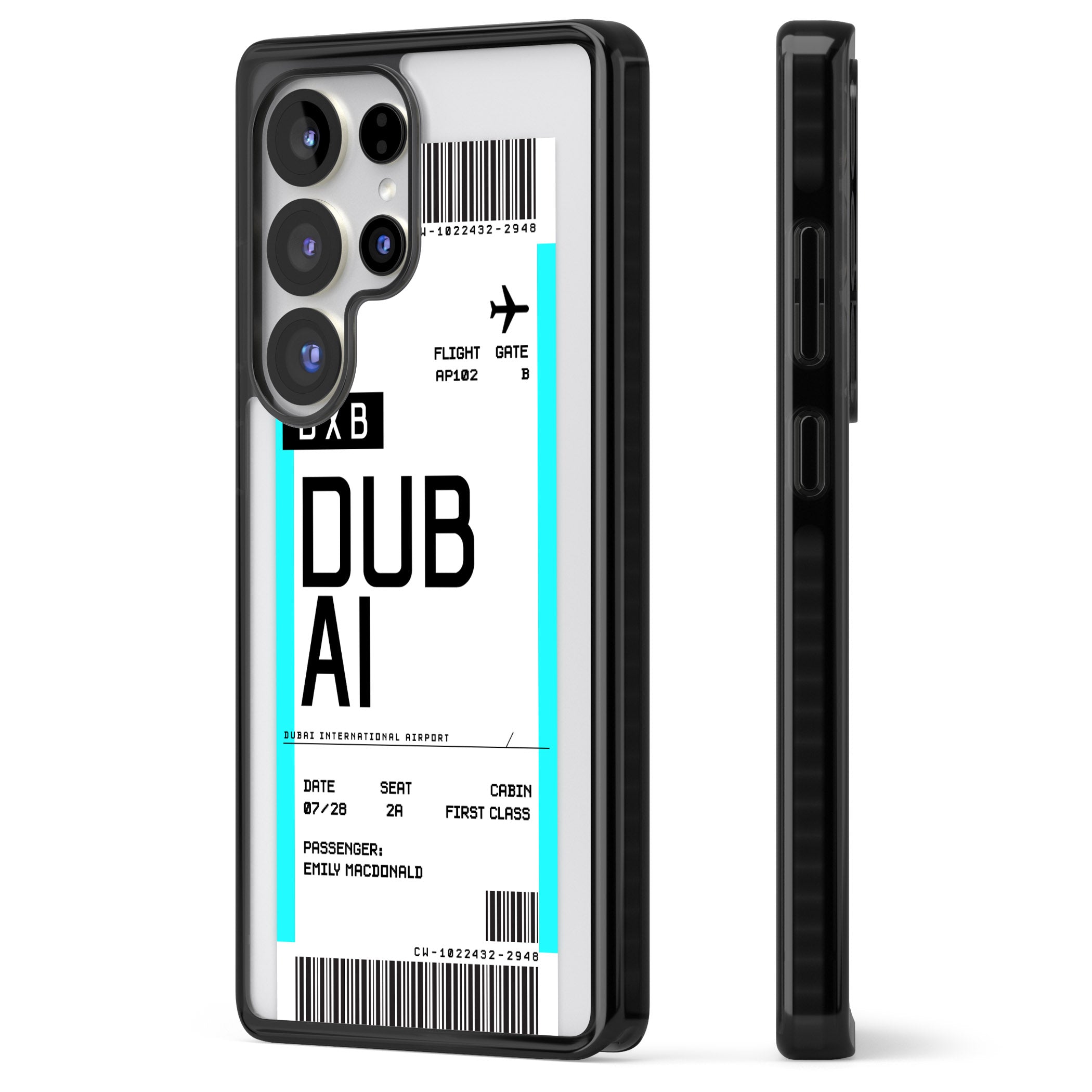 Personalised Dubai Boarding Pass