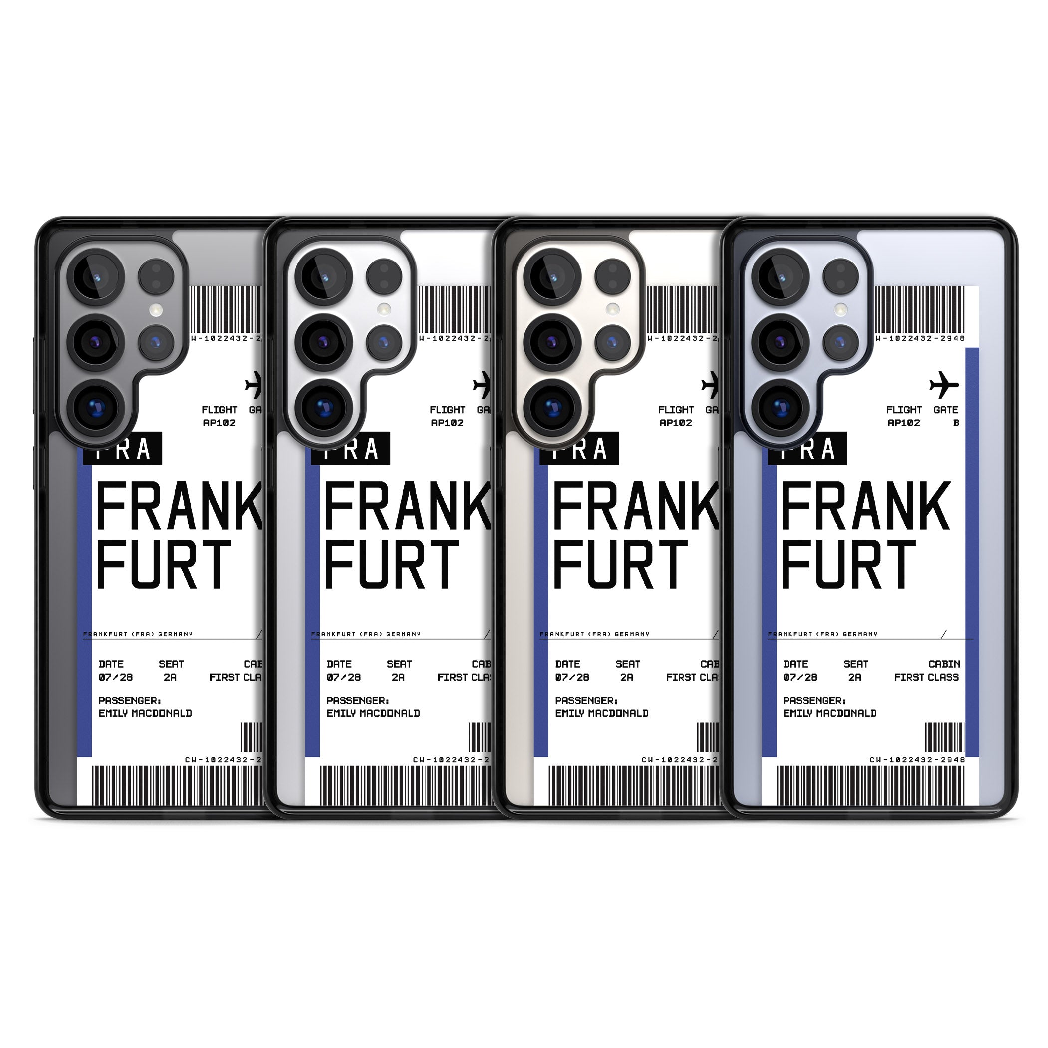 Personalised Frankfurt Boarding Pass