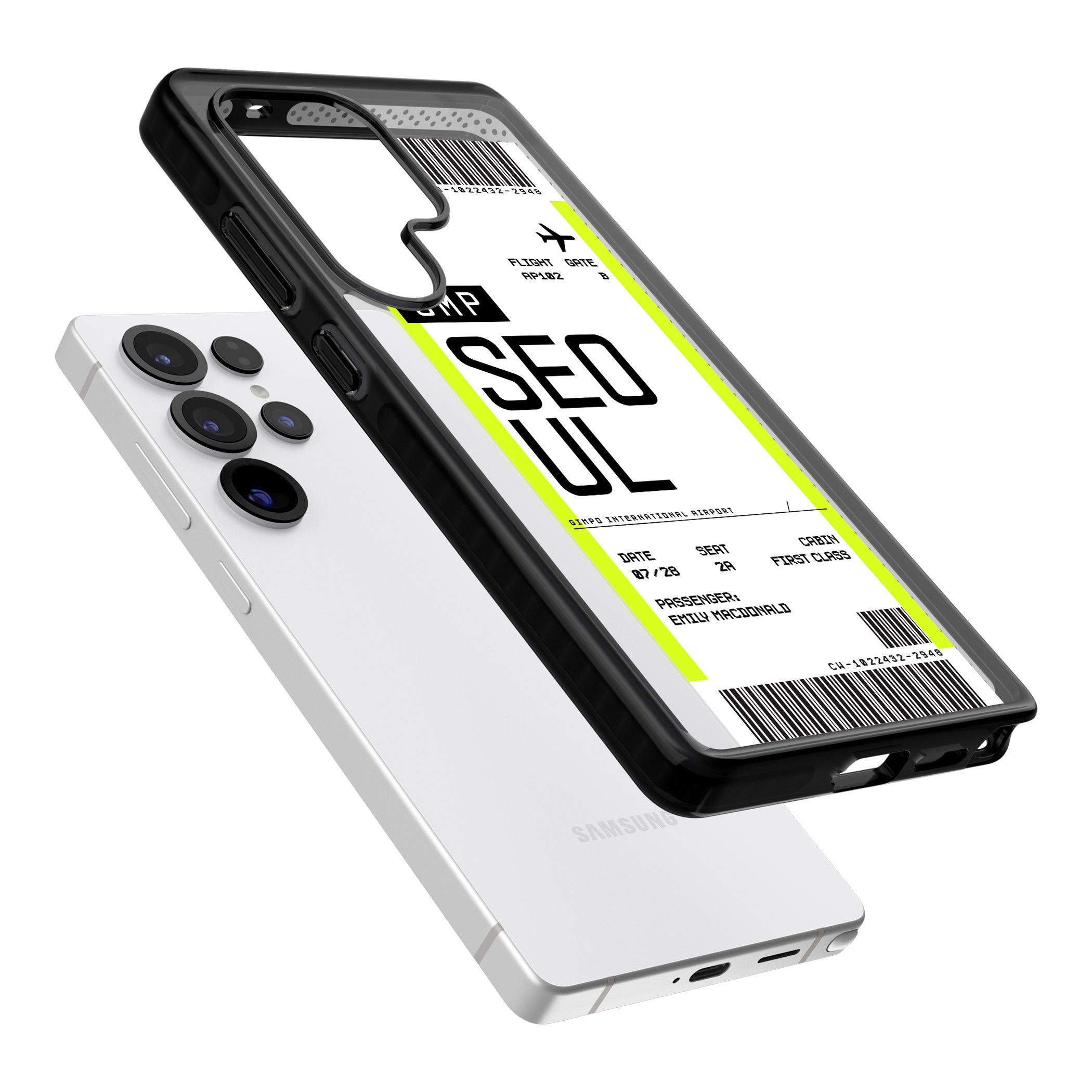 Personalised Seoul Boarding Pass