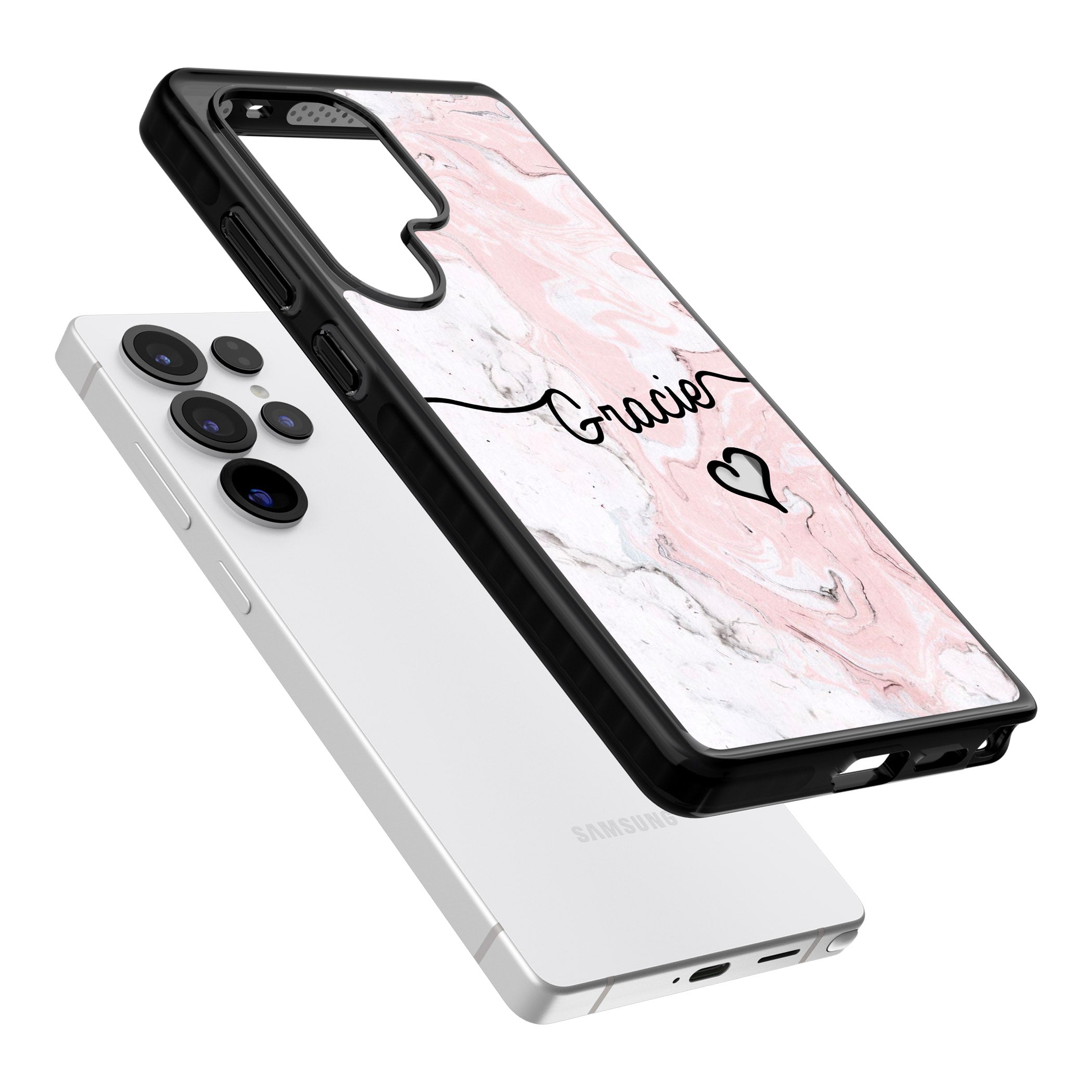 Personalised Pink Marble