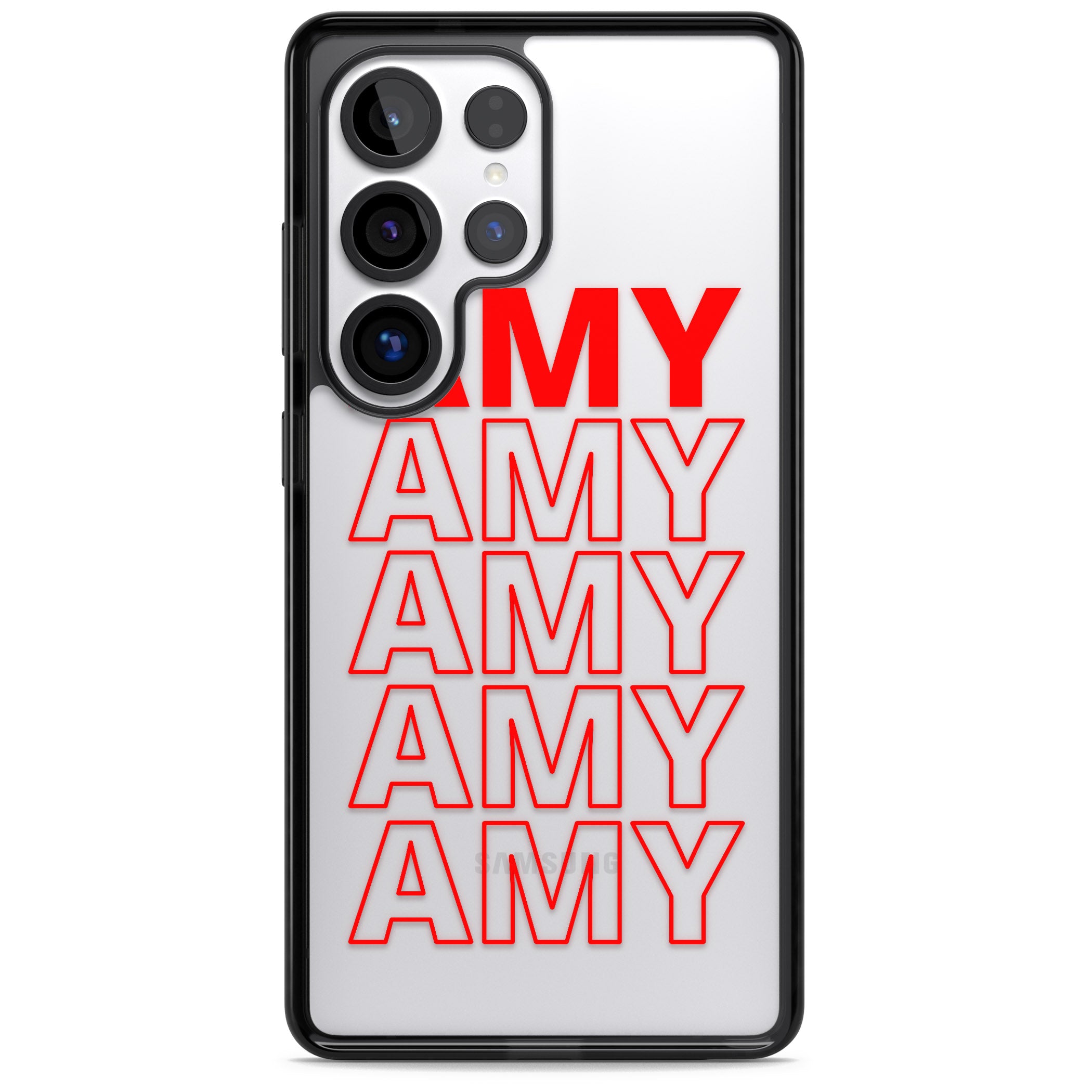 Personalised Bold Name Repeat