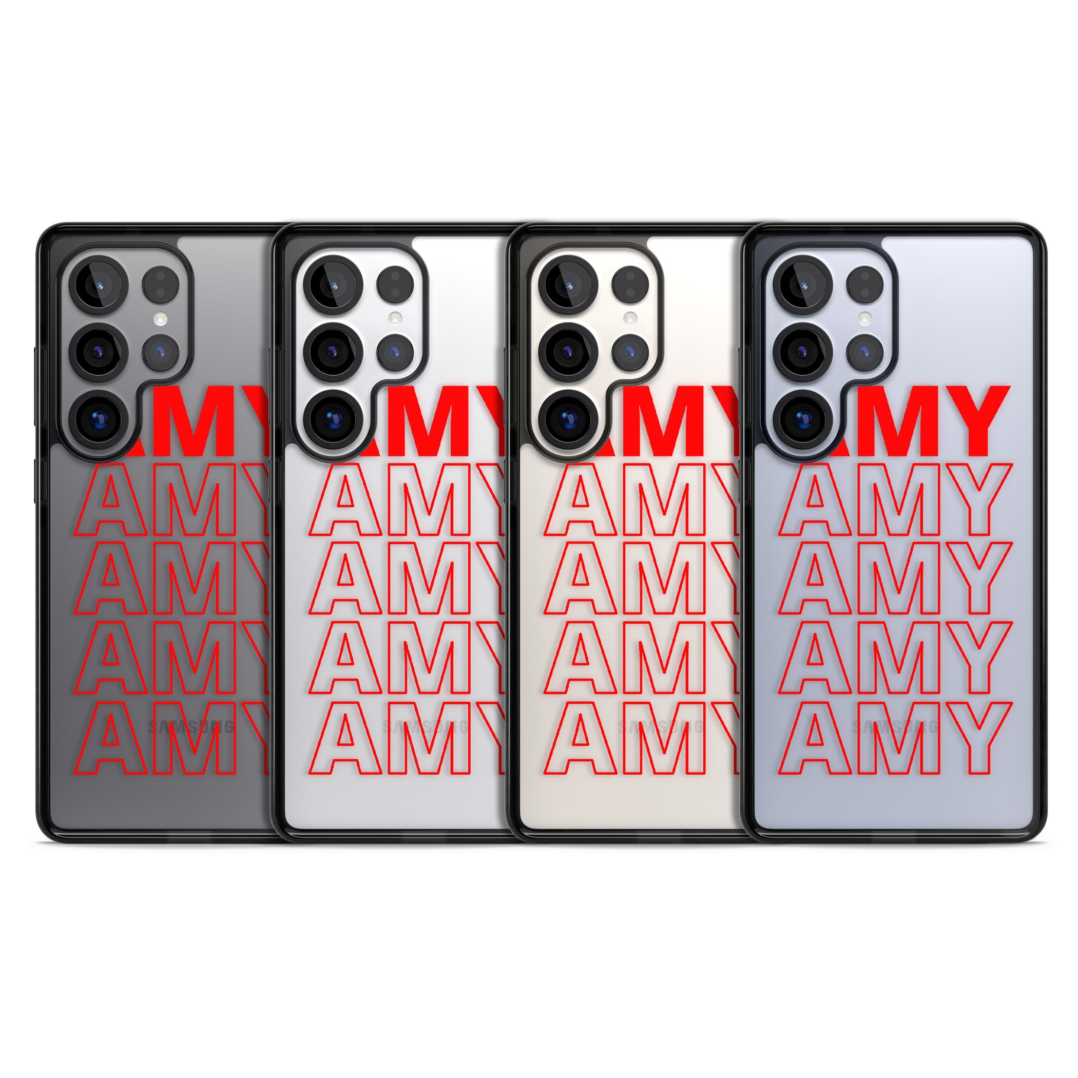 Personalised Bold Name Repeat