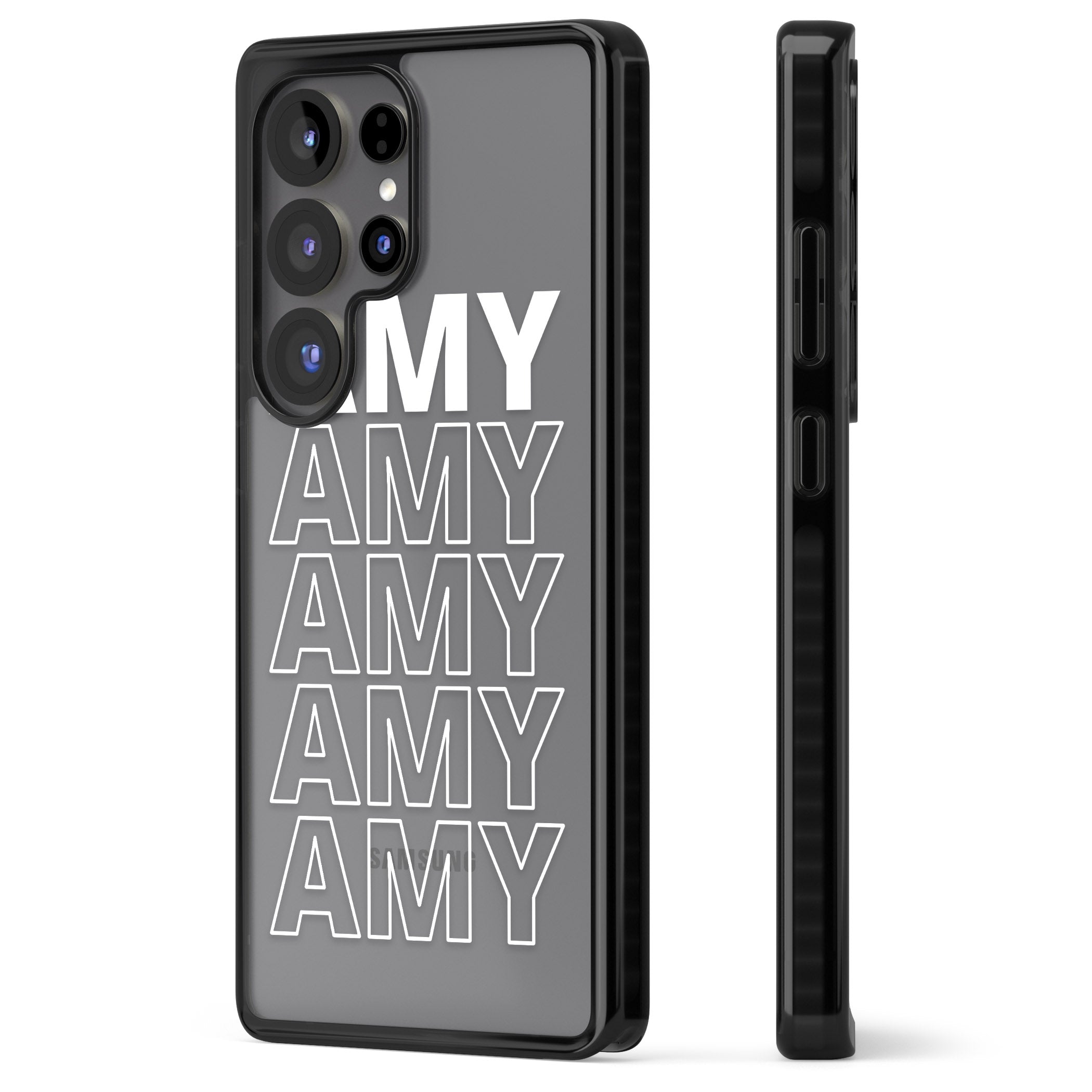 Personalised Bold Name Repeated