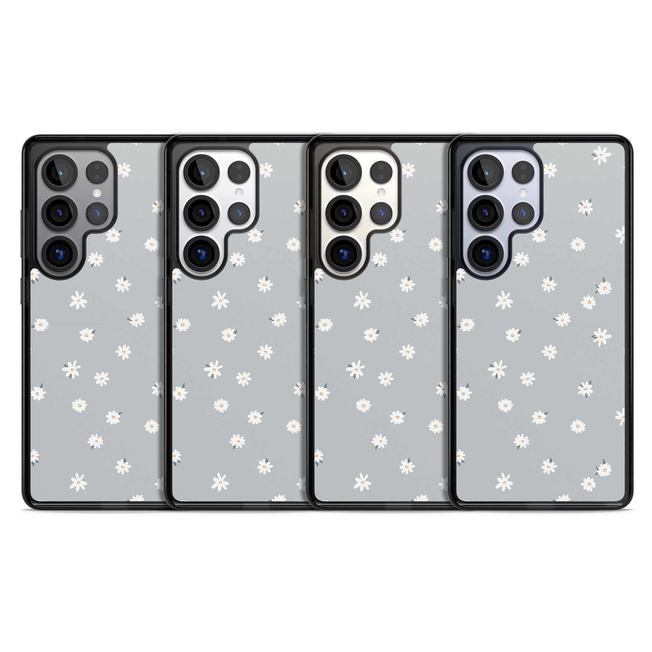 Painted Daisy Blue Grey