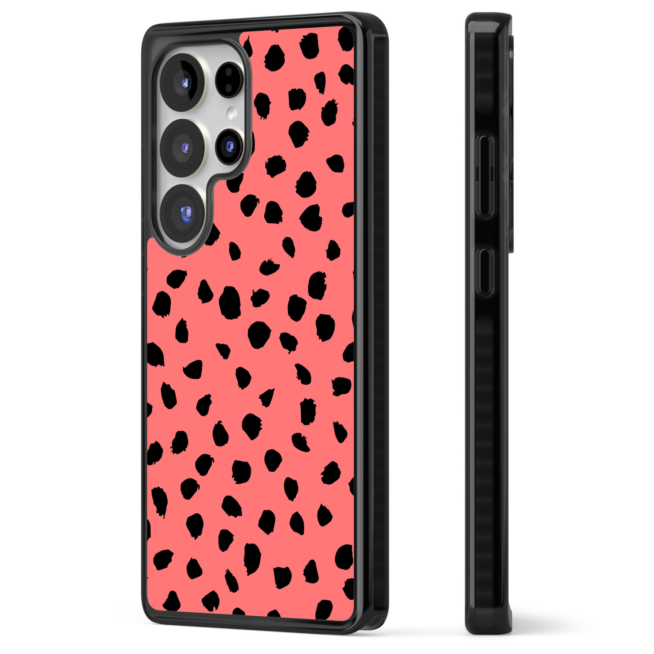 Black Dalmatian Spots On Coral