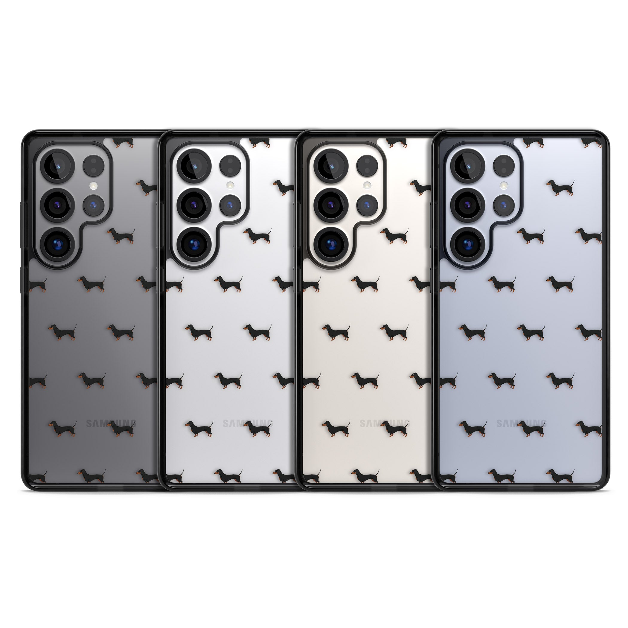 Dachshund Pattern Clear