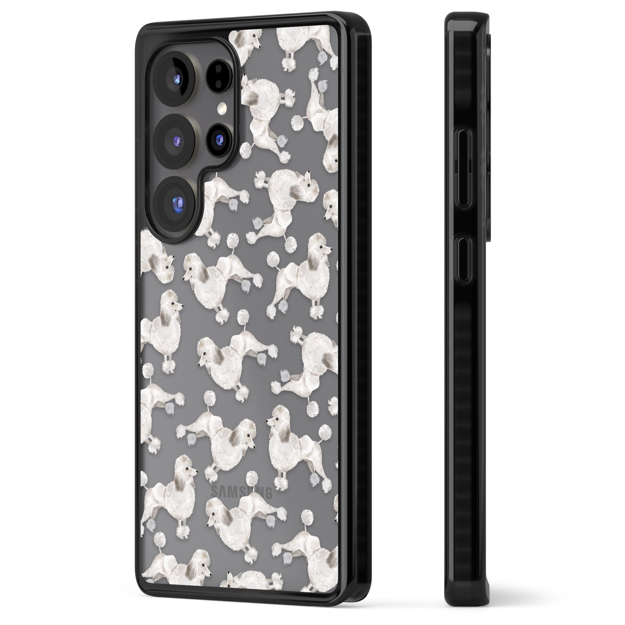 Poodle Watercolor Pattern