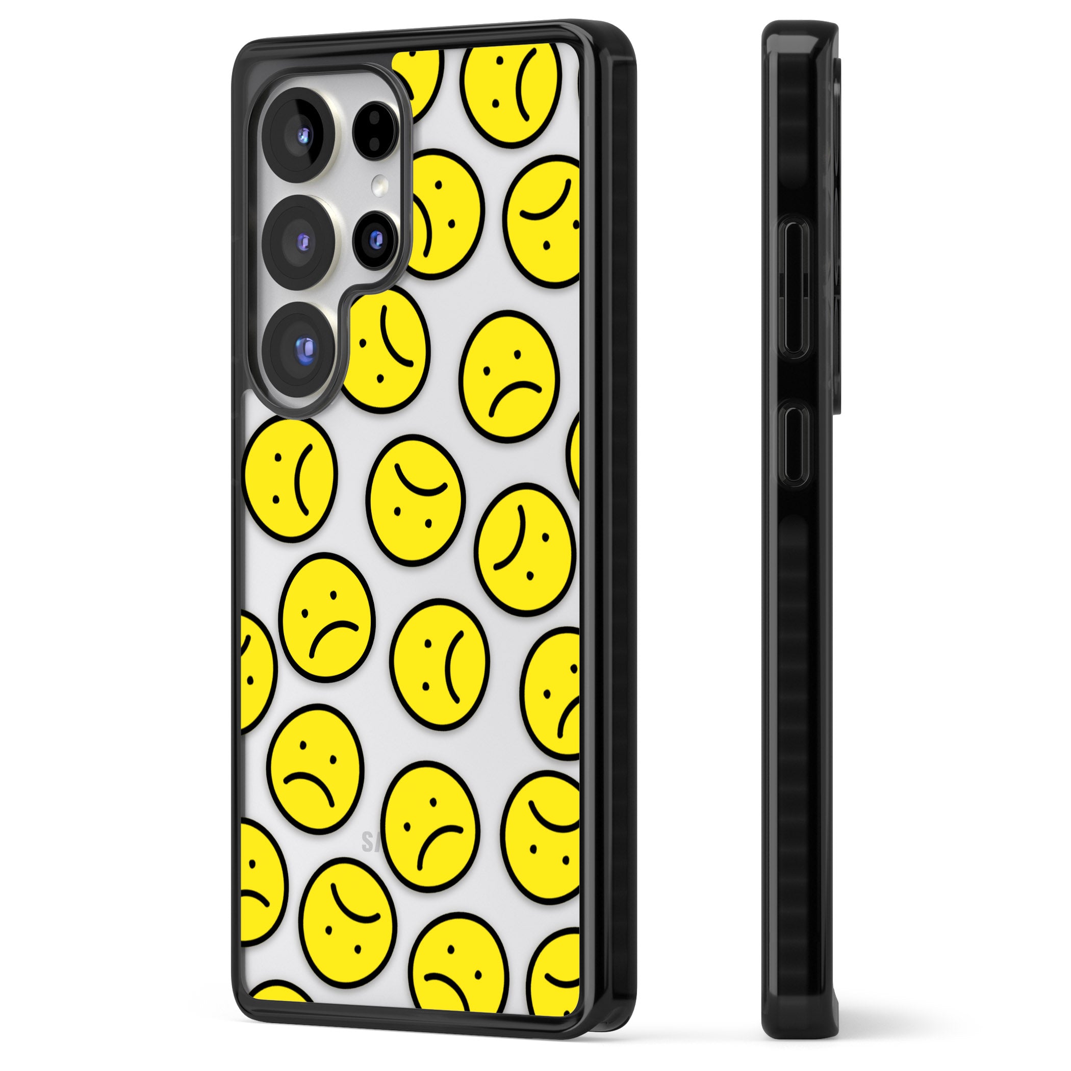 Sad Face Clear Pattern