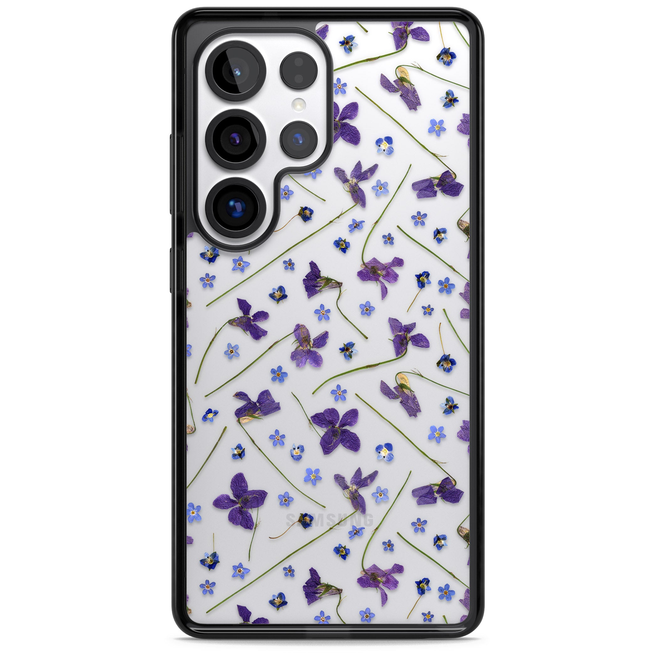 Pressed Violet Flower