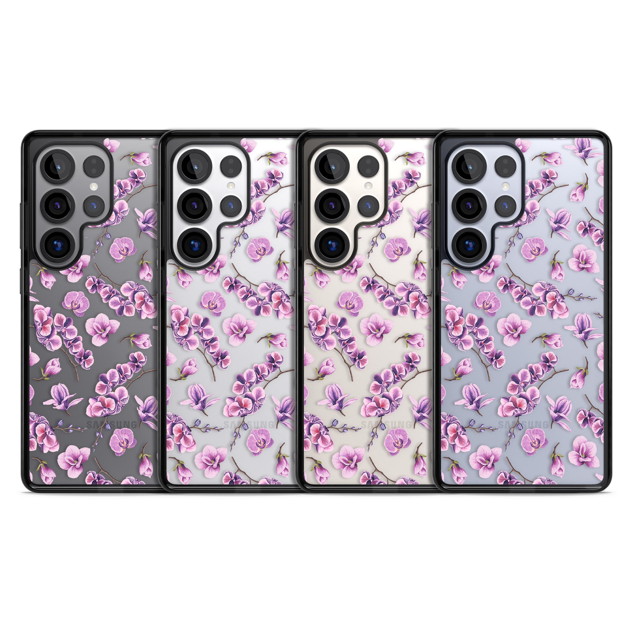 Purple Orchids Floral