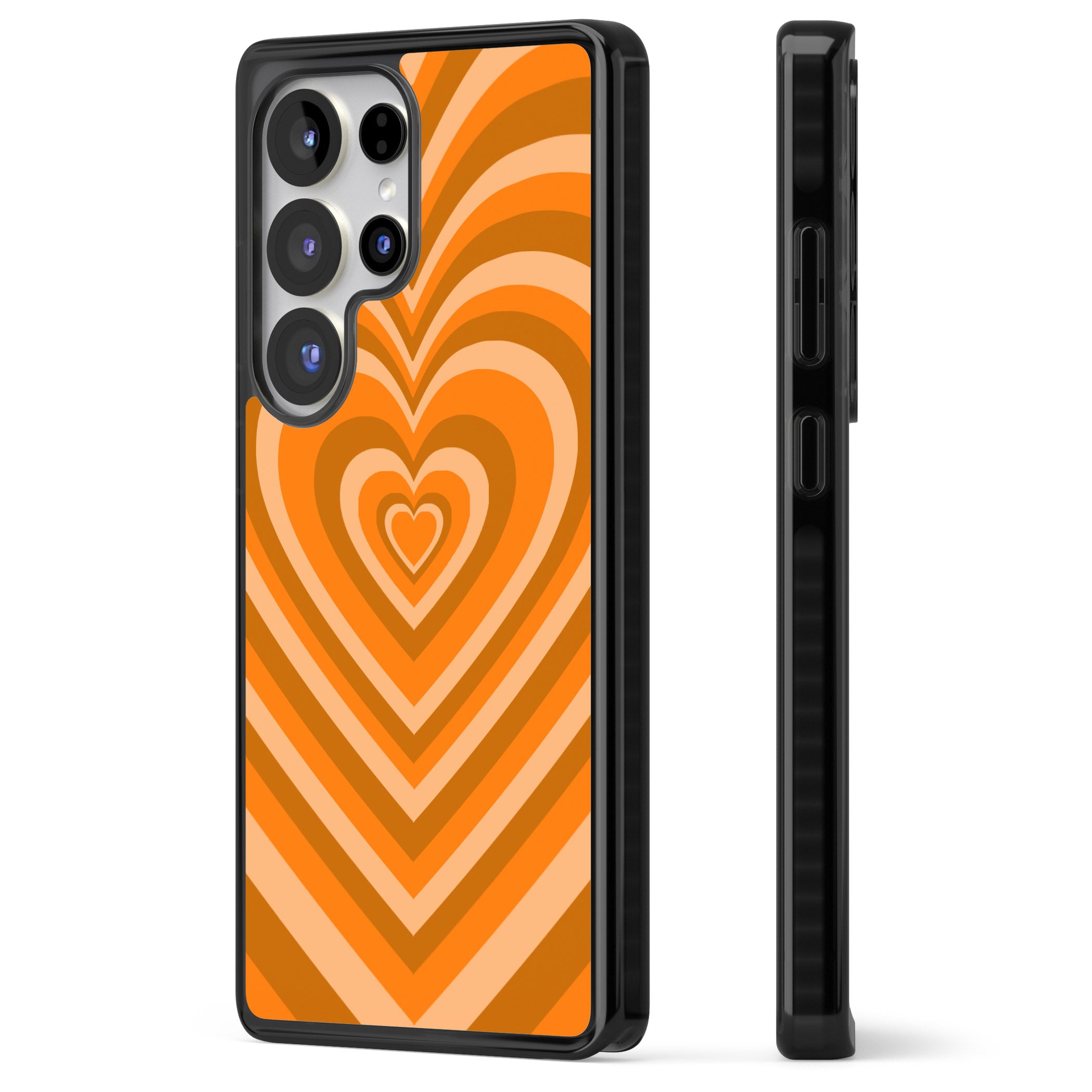 Orange Heart Illusion