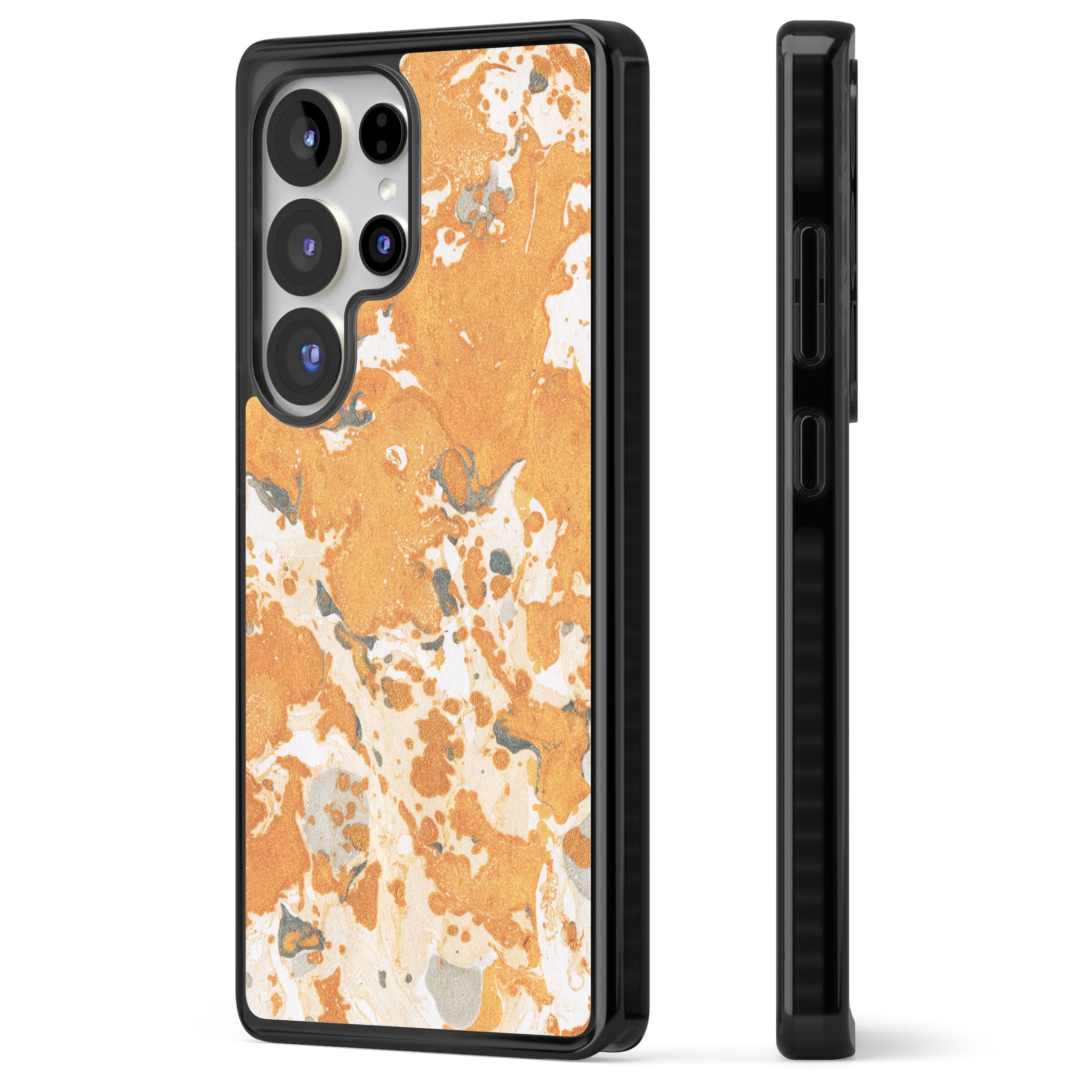 Orange Marbled