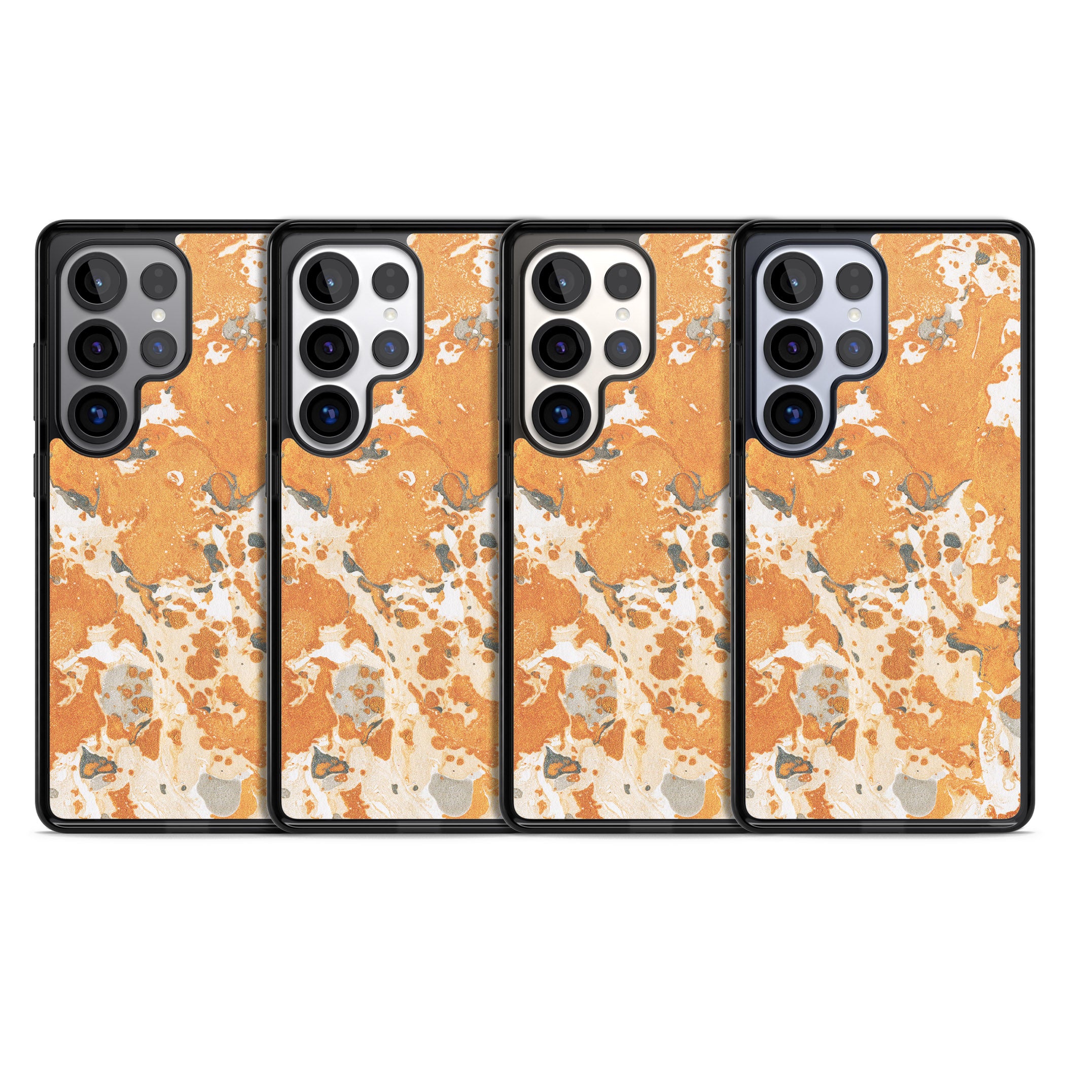 Orange Marbled