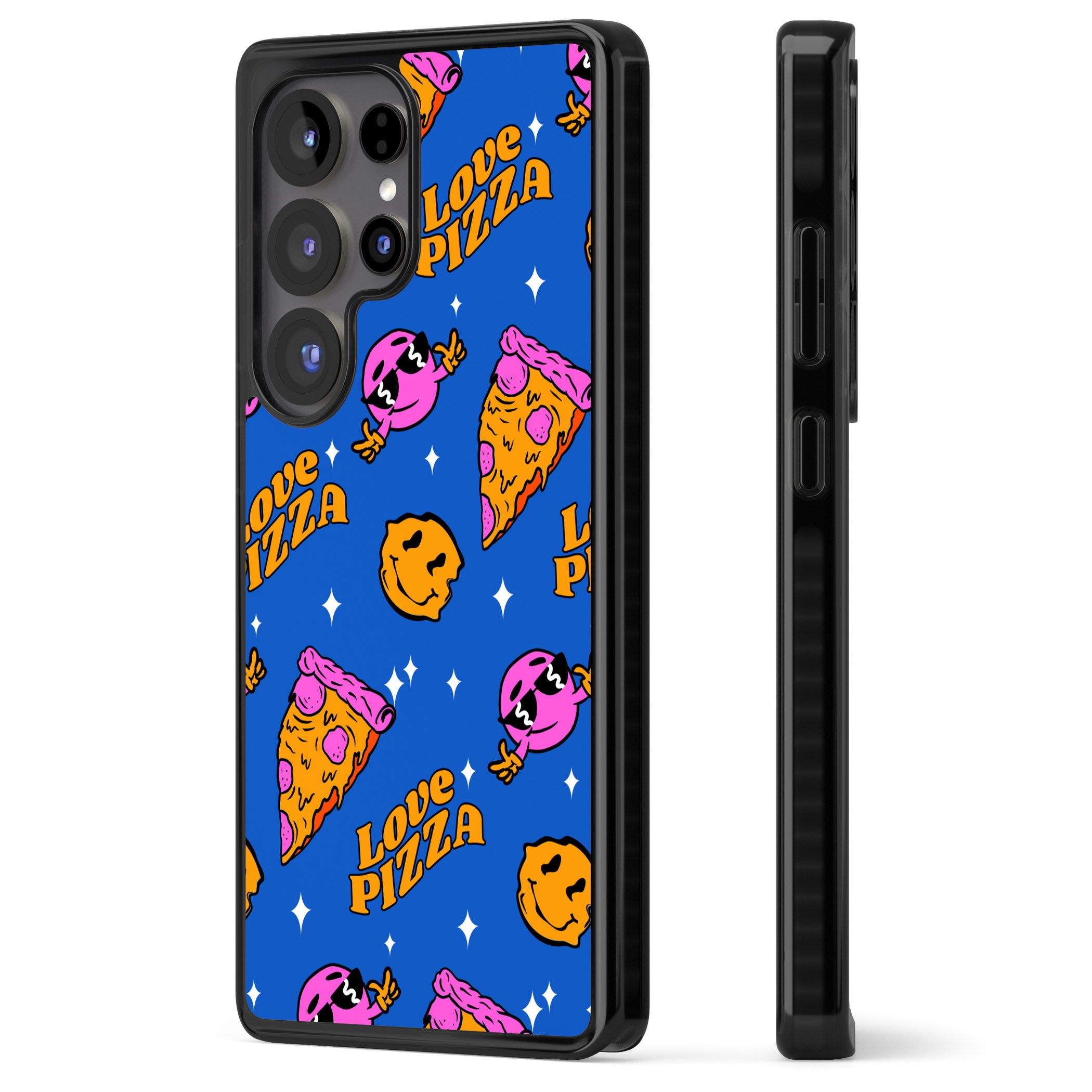 Psychedelic Love Pizza Pattern