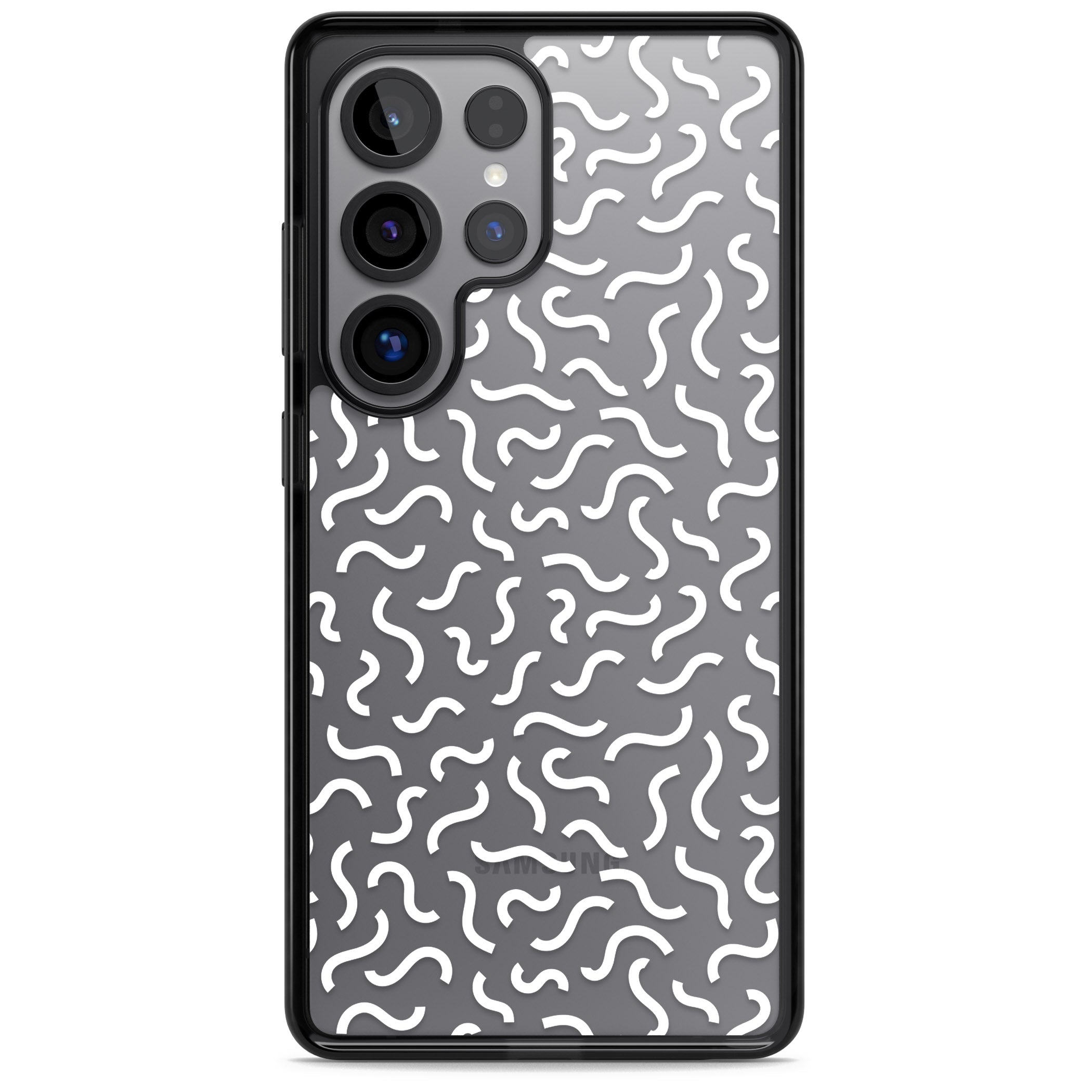 Black & White Wavy Pattern