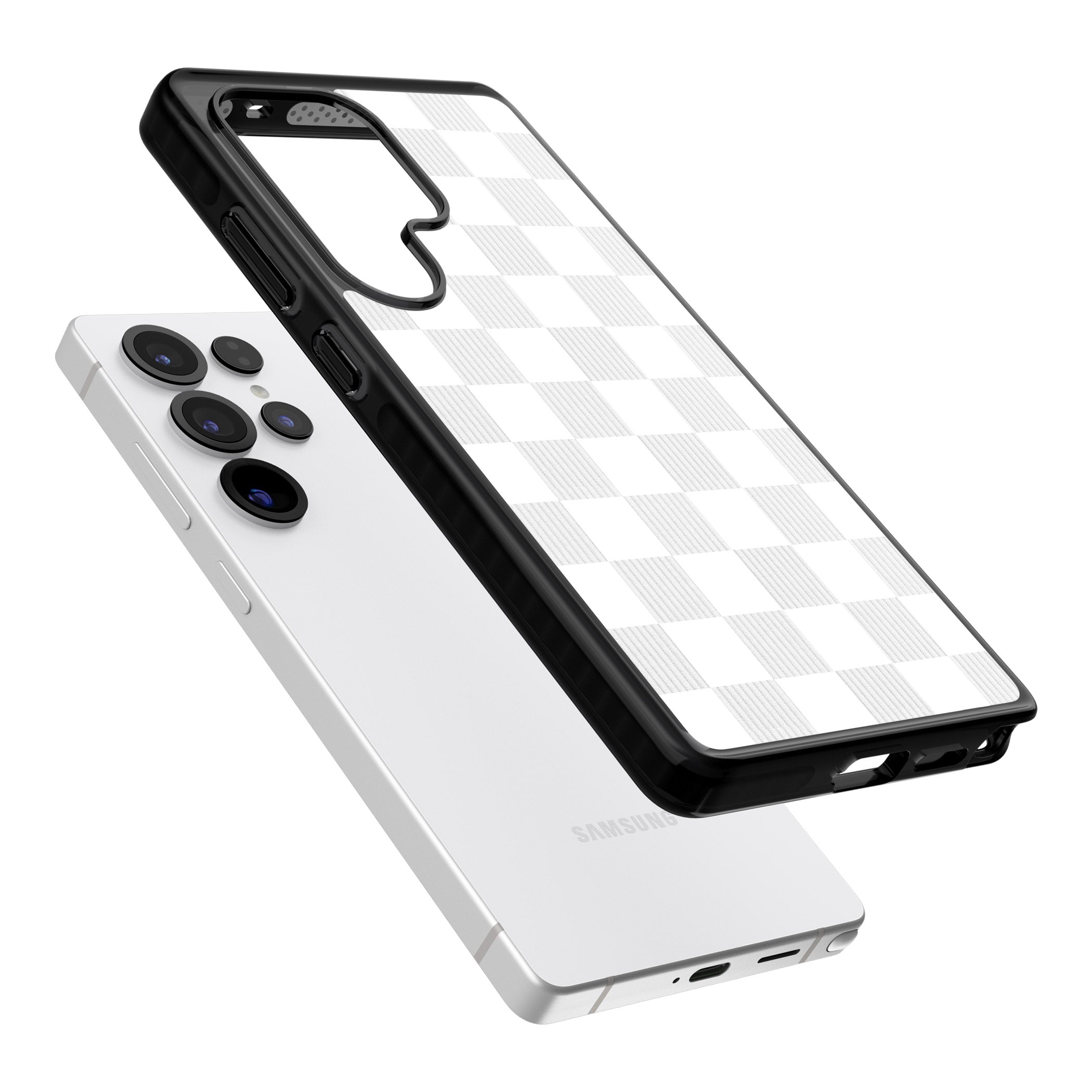 White Checkered