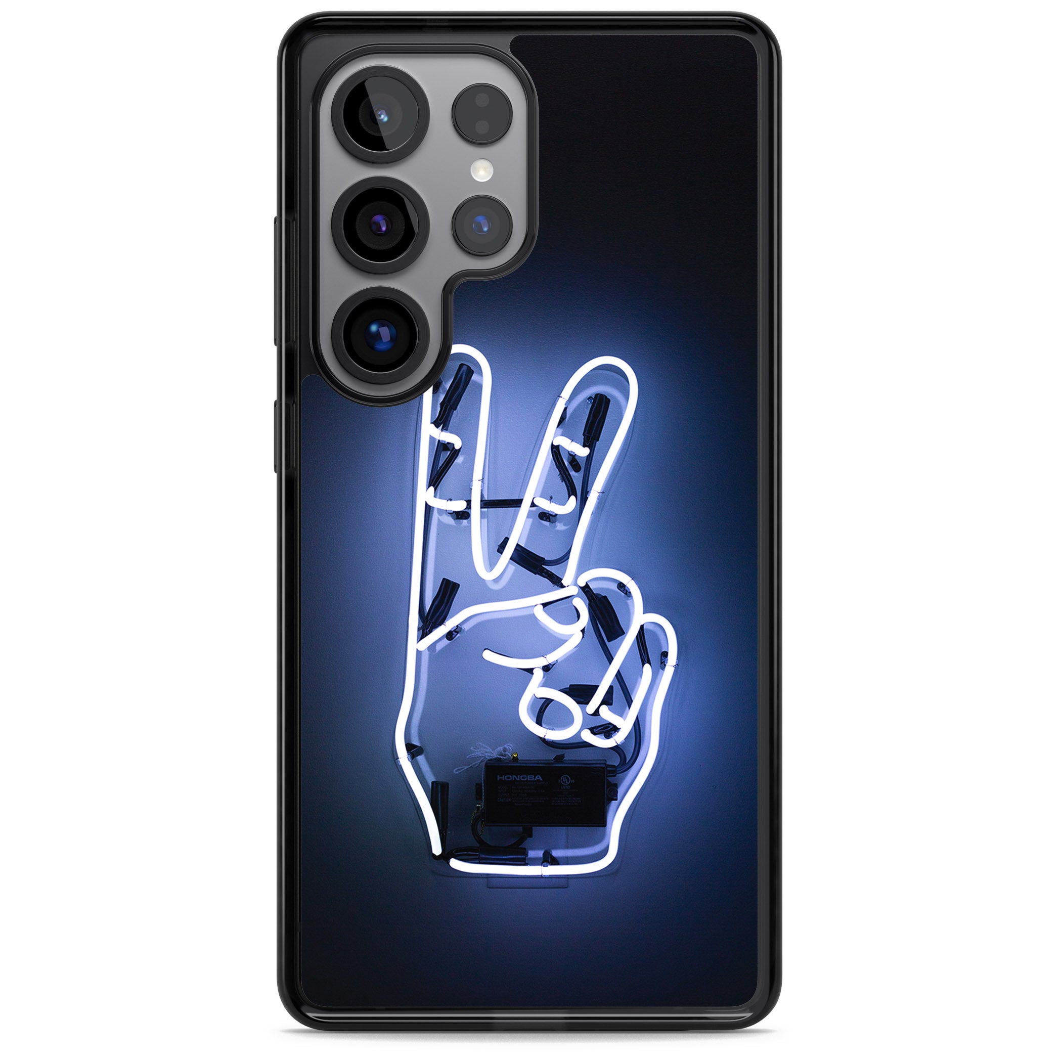 Neon Peace Sign