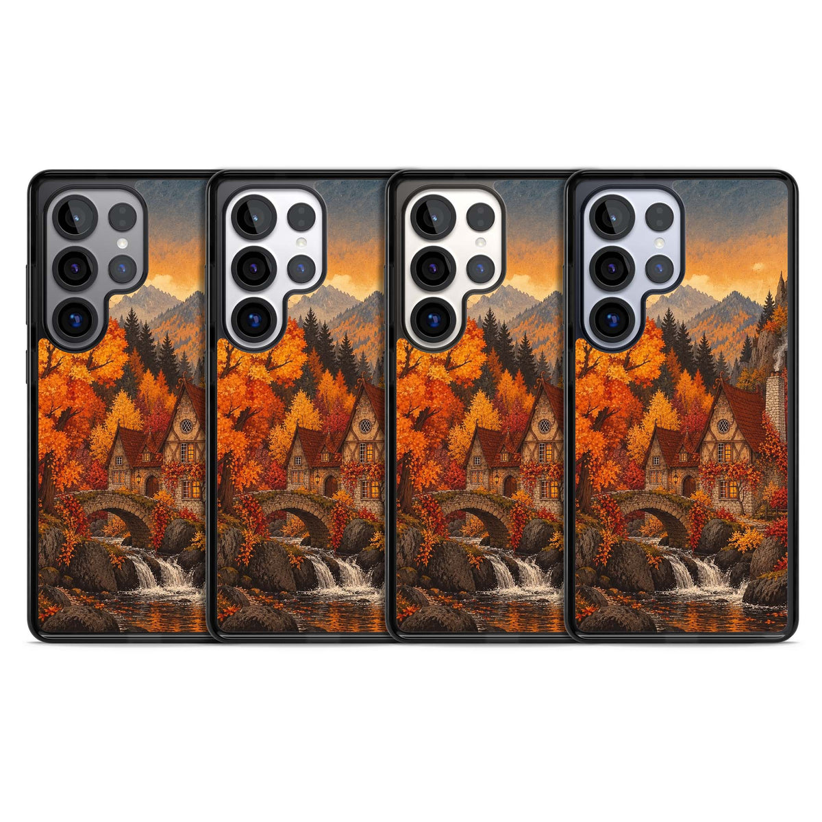 Auburn Cottage iPhone case | Black Impact case for Samsung Galaxy S25 Ultra