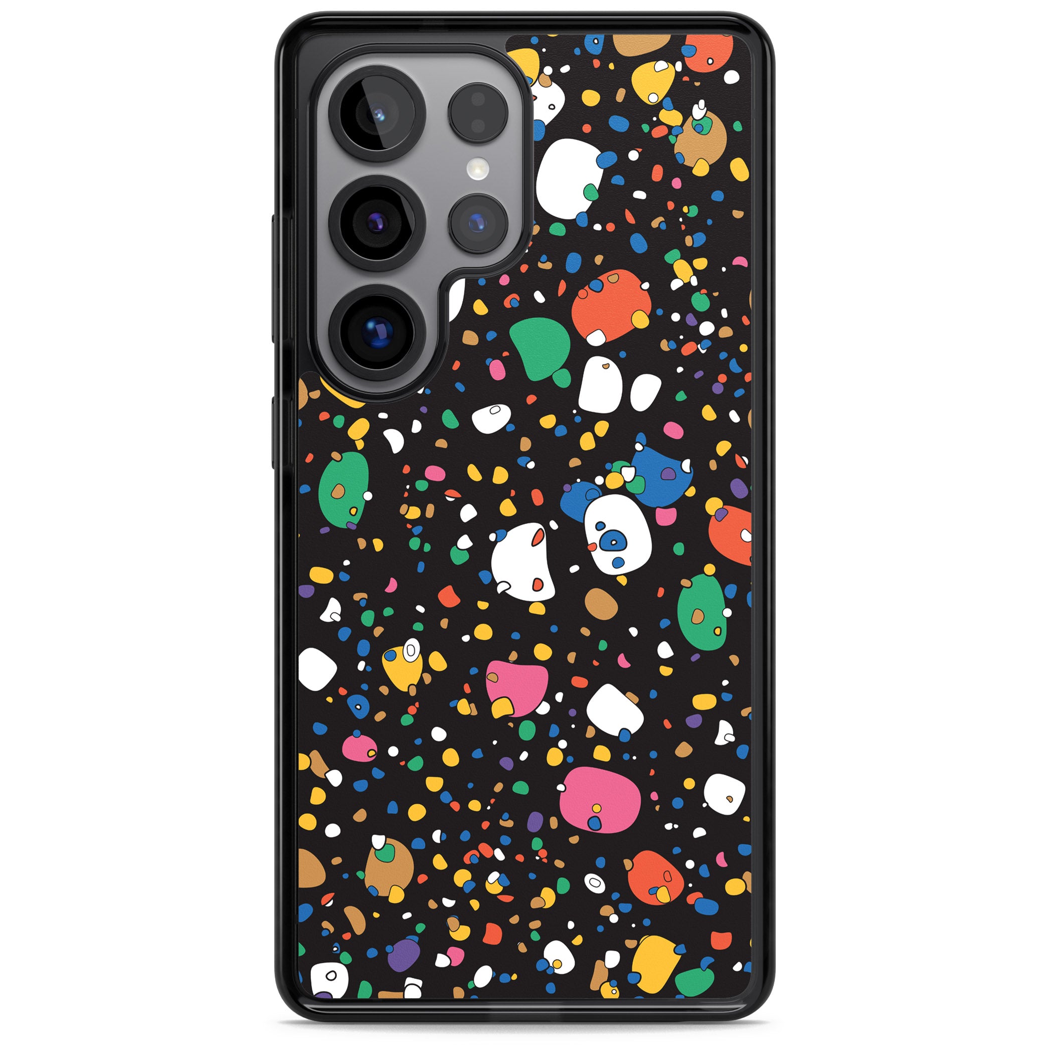 Colourful Confetti Pebbles (Black)