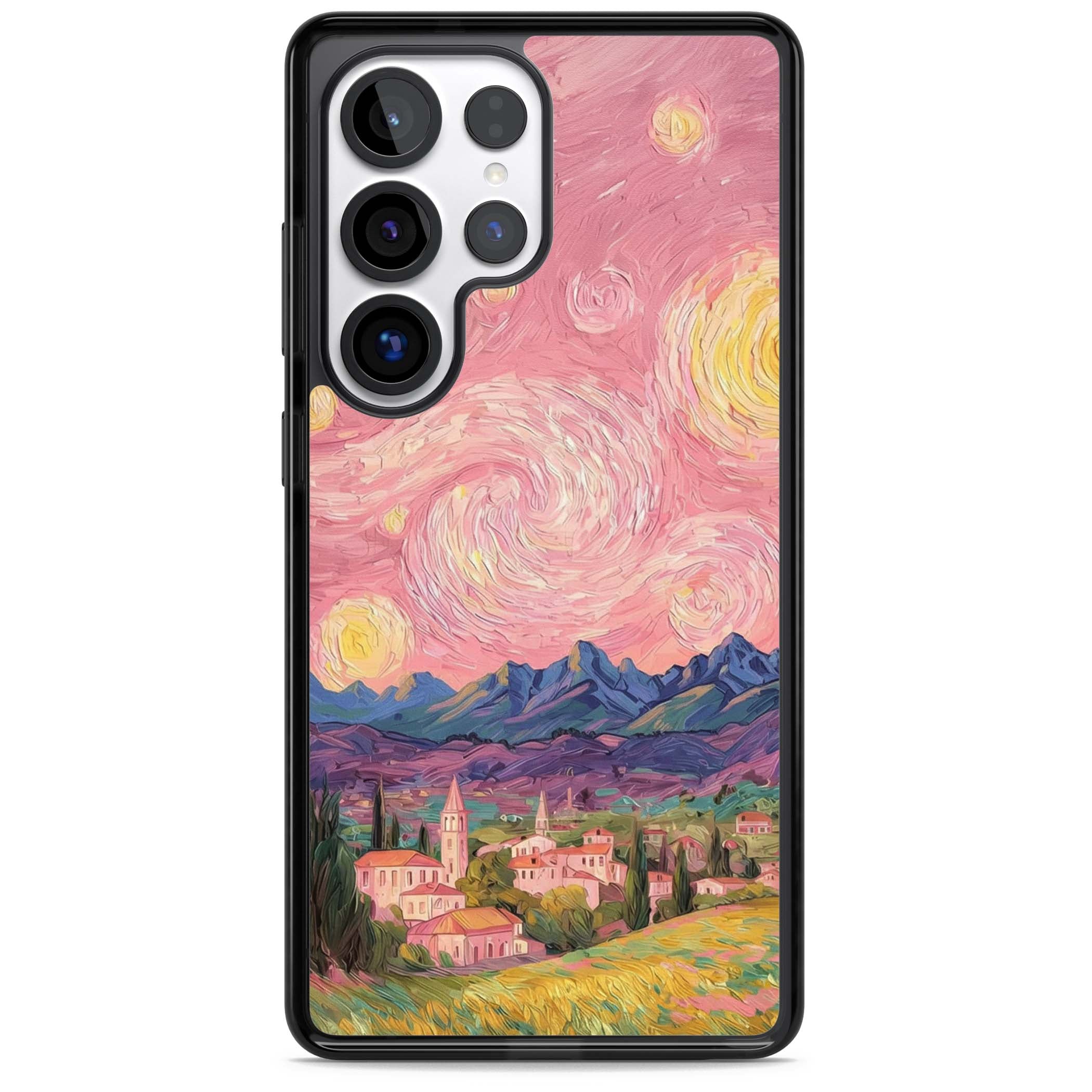 The Starry Sunset for her iPhone case | Black Impact case for Samsung Galaxy S25 Ultra