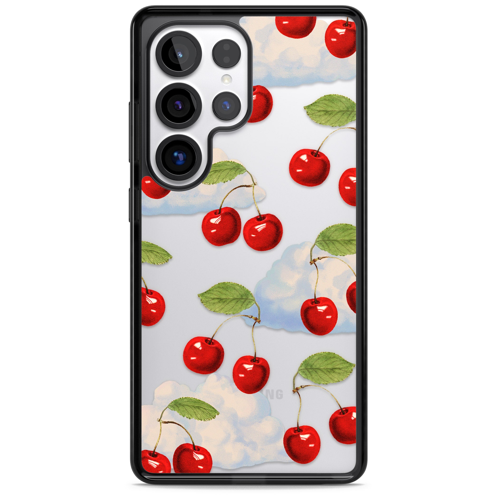 Vintage Cherries & Clouds