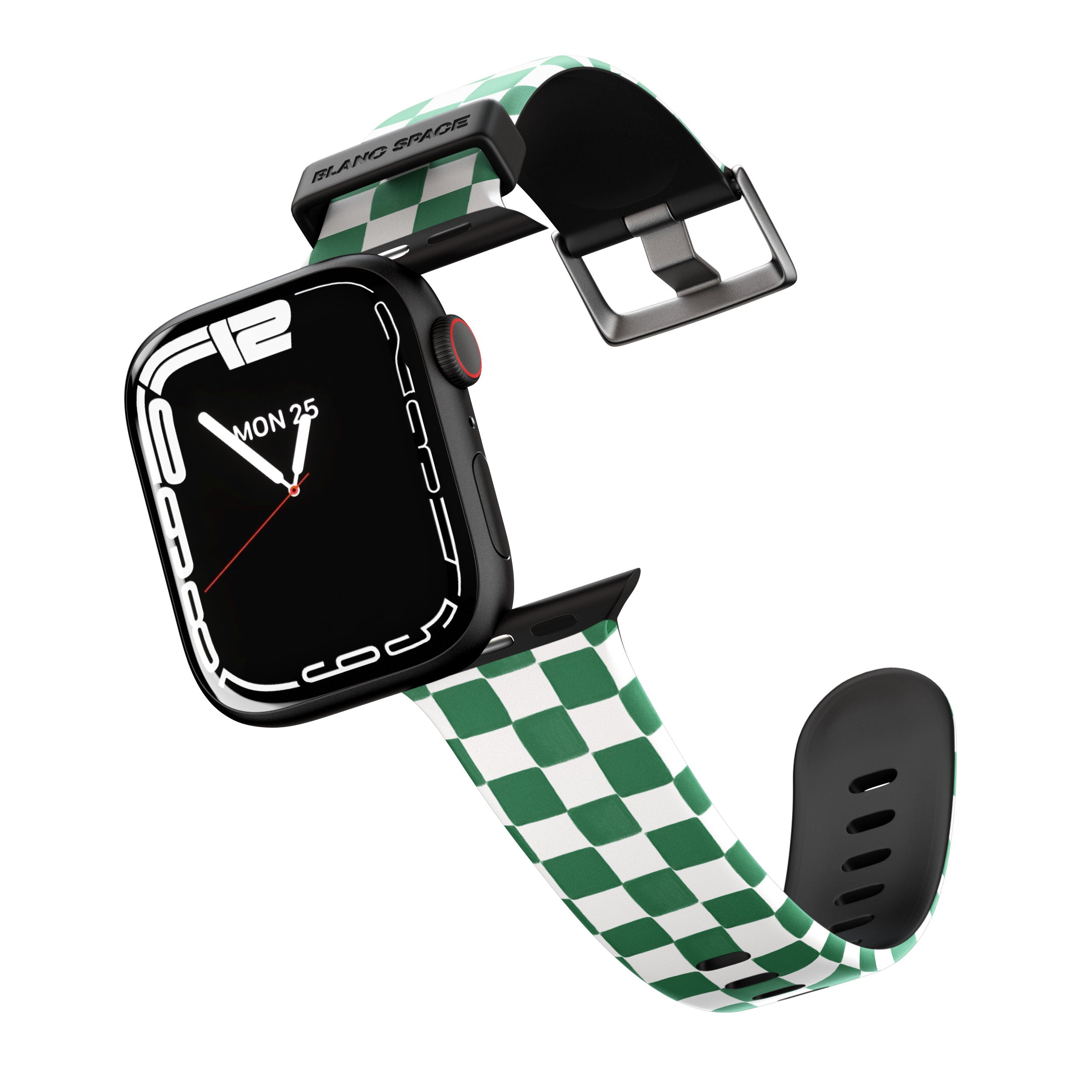 Green & White Checked Apple Watch Strap - 38mm / 40mm / 41mm