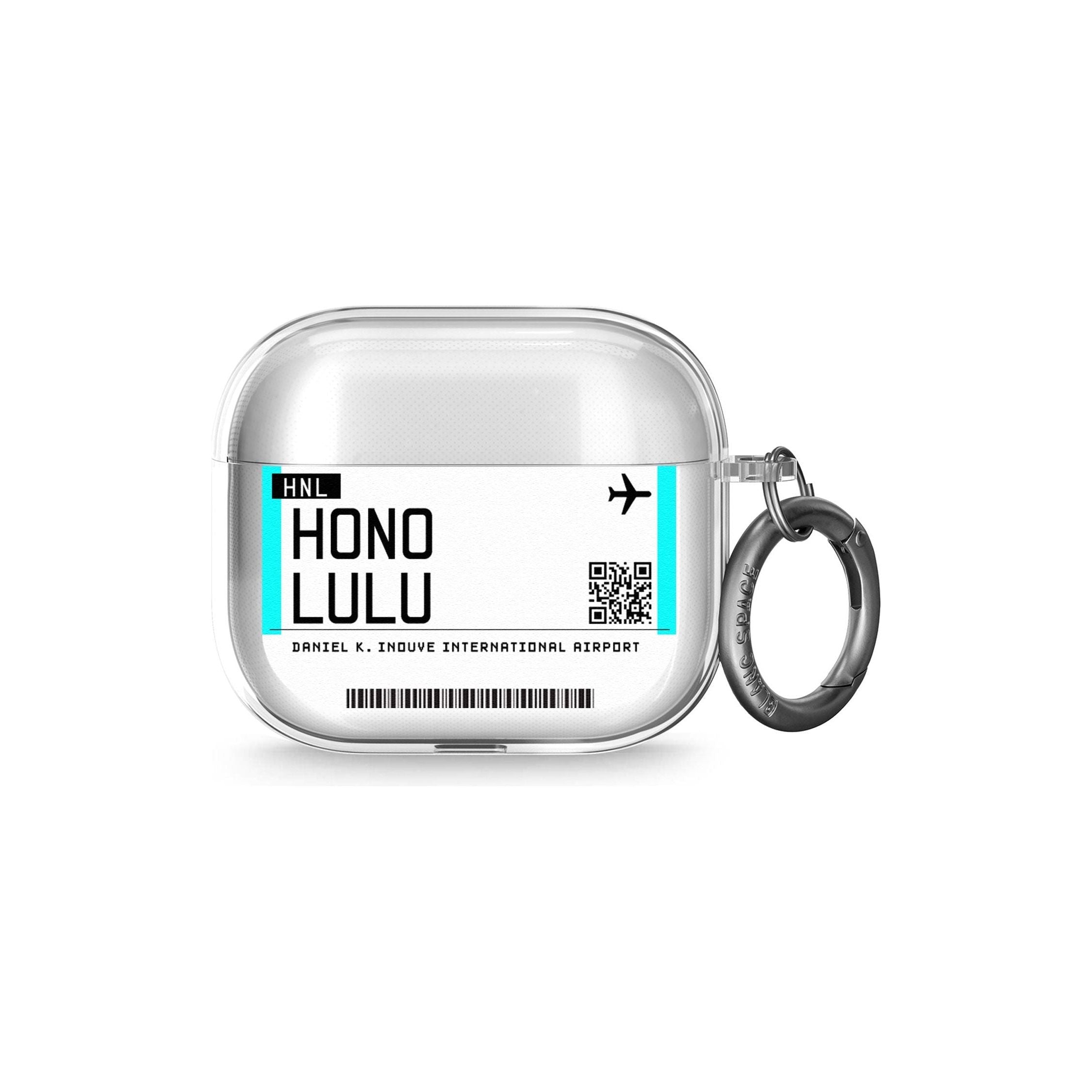 Honolulu Boarding Pass AirPods Case (3rd Generation)
