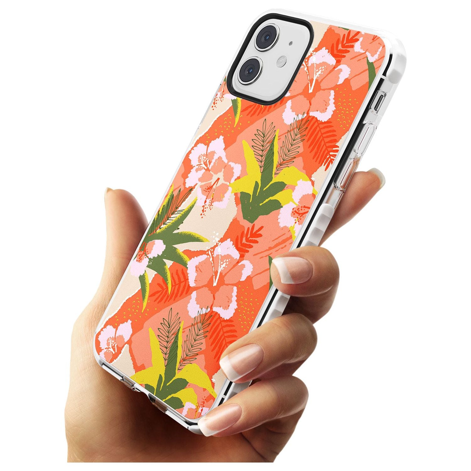 Hawaiian Flowers Abstract Pattern iPhone Case Phone Case - Case Warehouse
