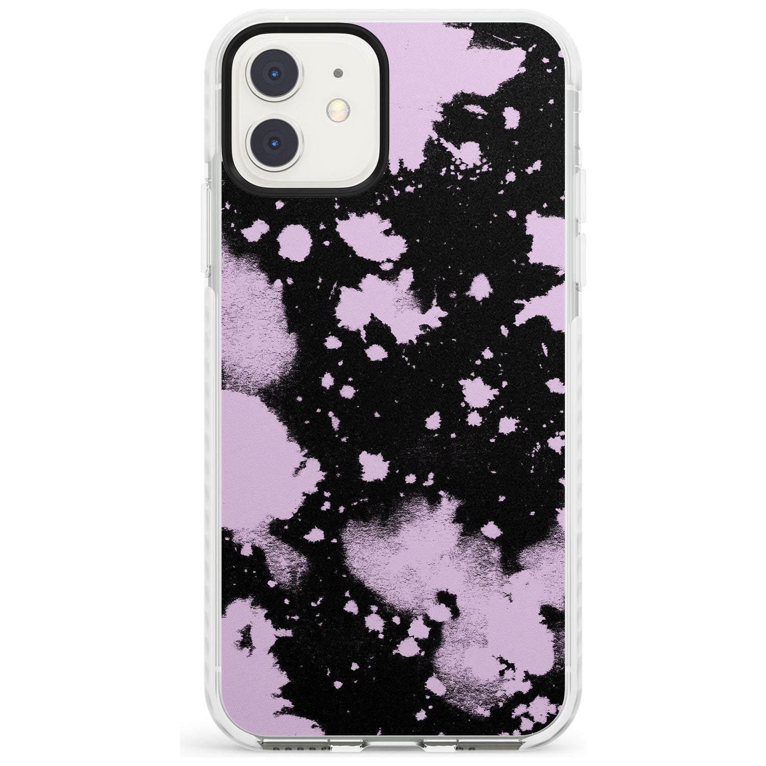 Pink & Black Acid Wash Tie-Dye iPhone Case Impact Case Phone Case - Case Warehouse