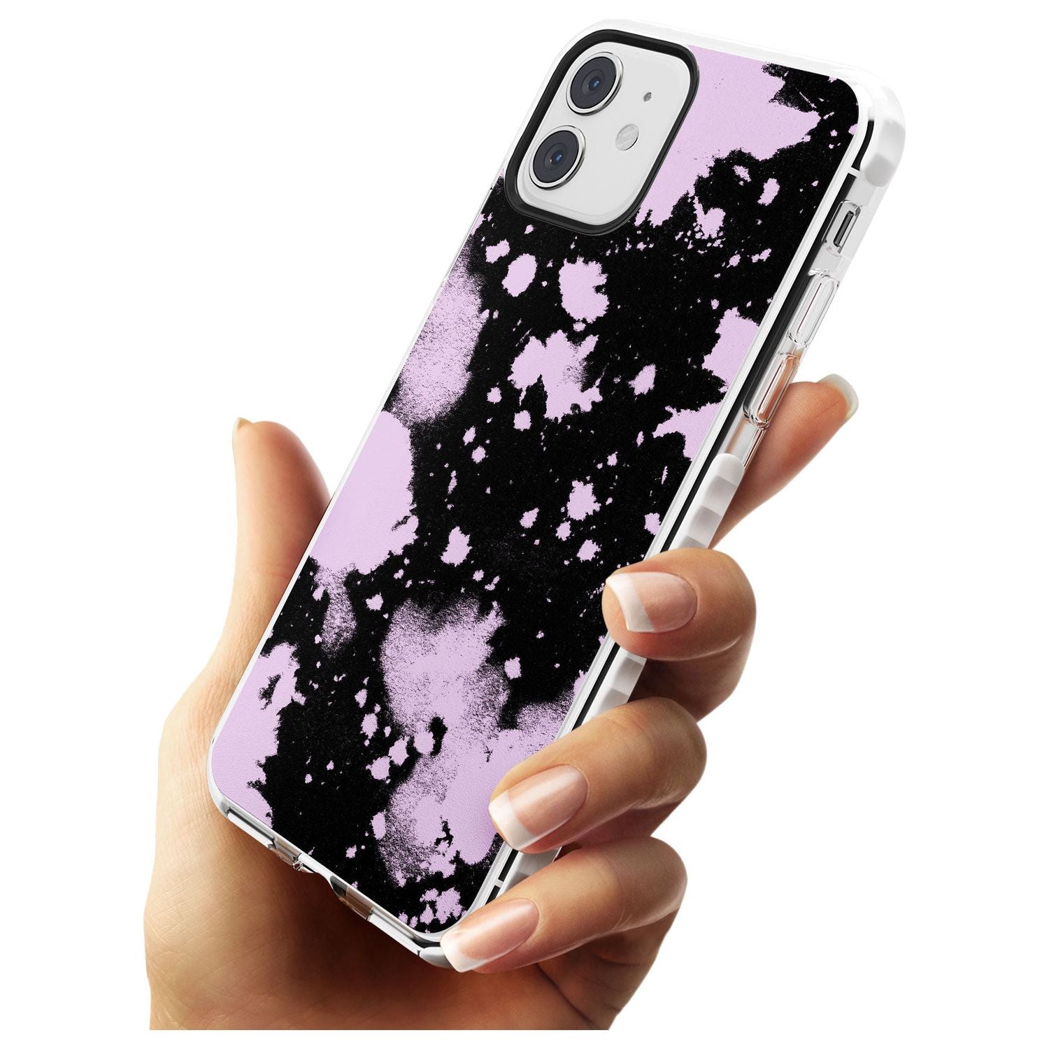Pink & Black Acid Wash Tie-Dye iPhone Case Phone Case - Case Warehouse