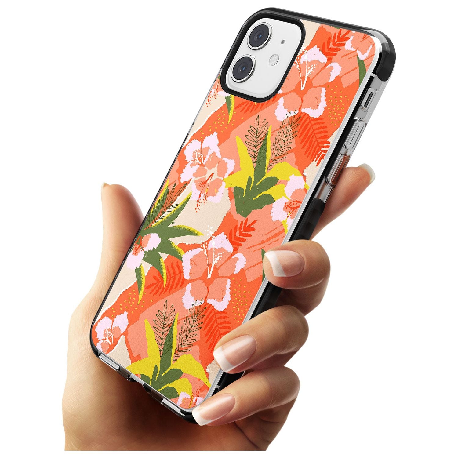 Hawaiian Flowers Abstract Pattern iPhone Case Phone Case - Case Warehouse