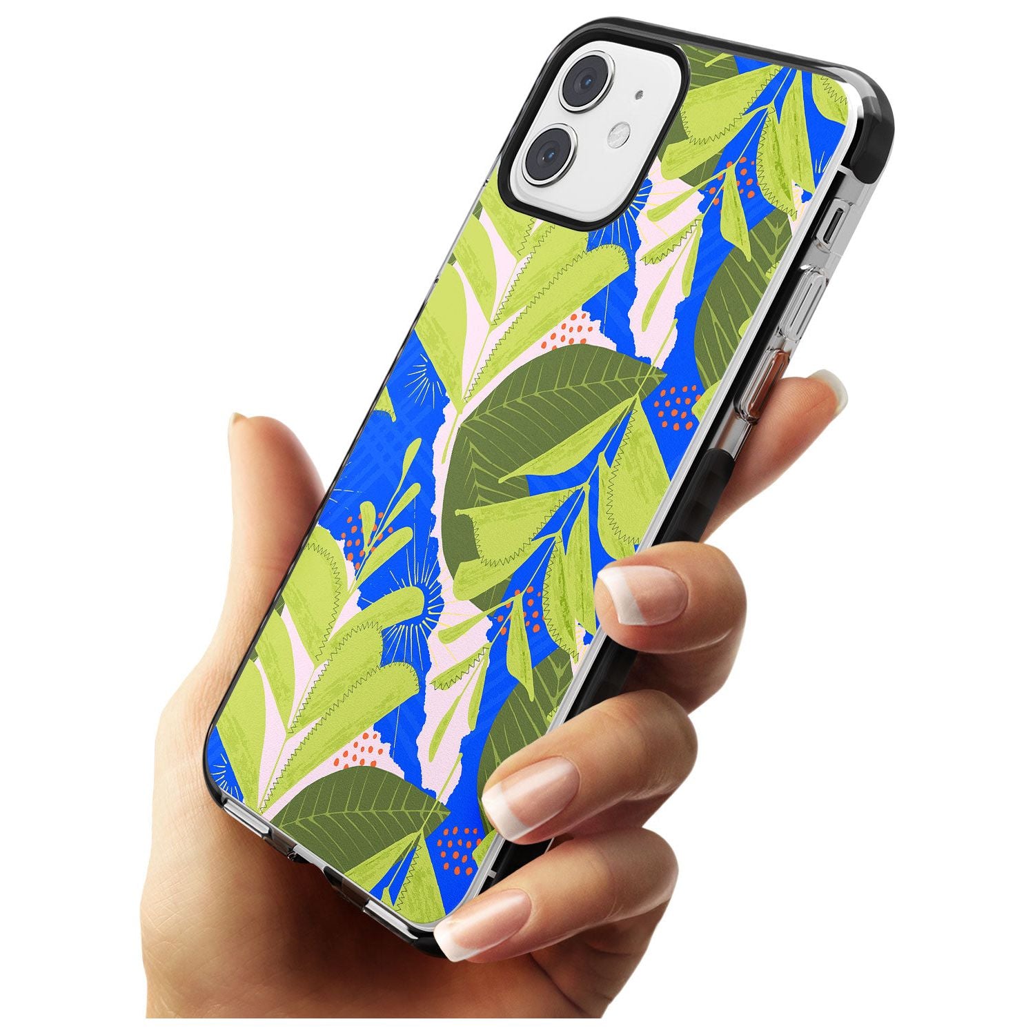 Fern Leaves Abstract Pattern iPhone Case Phone Case - Case Warehouse