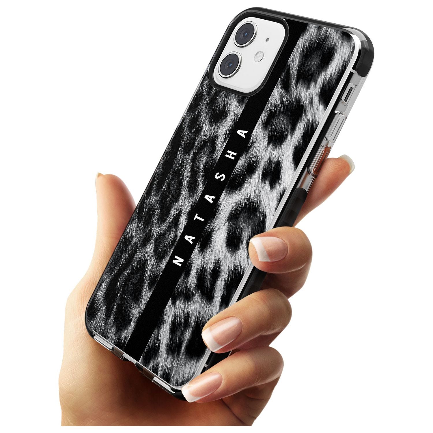 Snow Leopard Print iPhone Case Custom Phone Case - Case Warehouse
