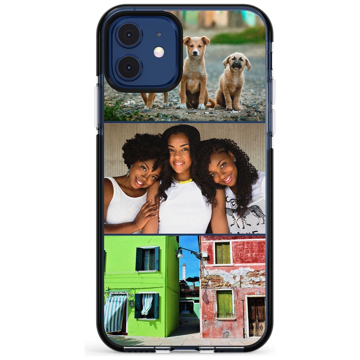 3 Photo Grid Pink Fade Impact Phone Case for iPhone 11 Pro Max