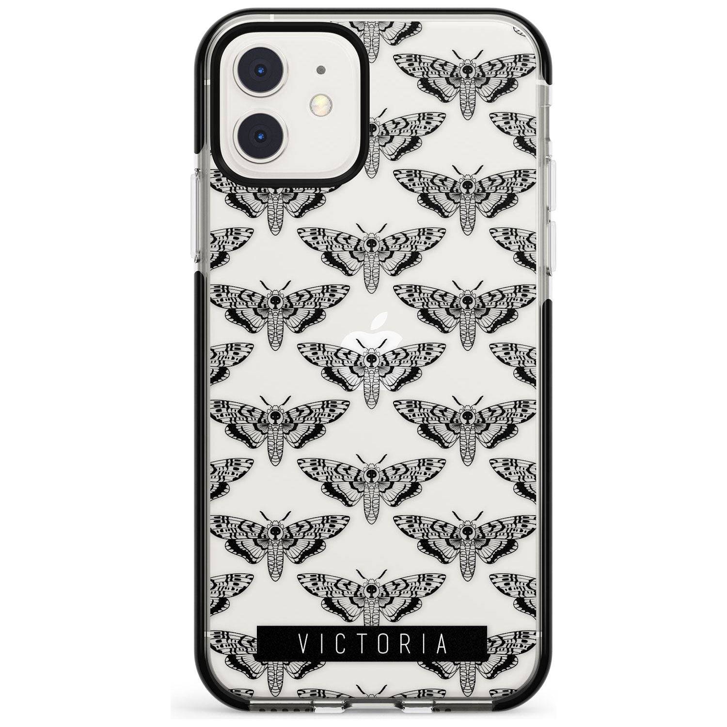 Customised Hawk Moth Pattern iPhone Case Custom Phone Case - Case Warehouse