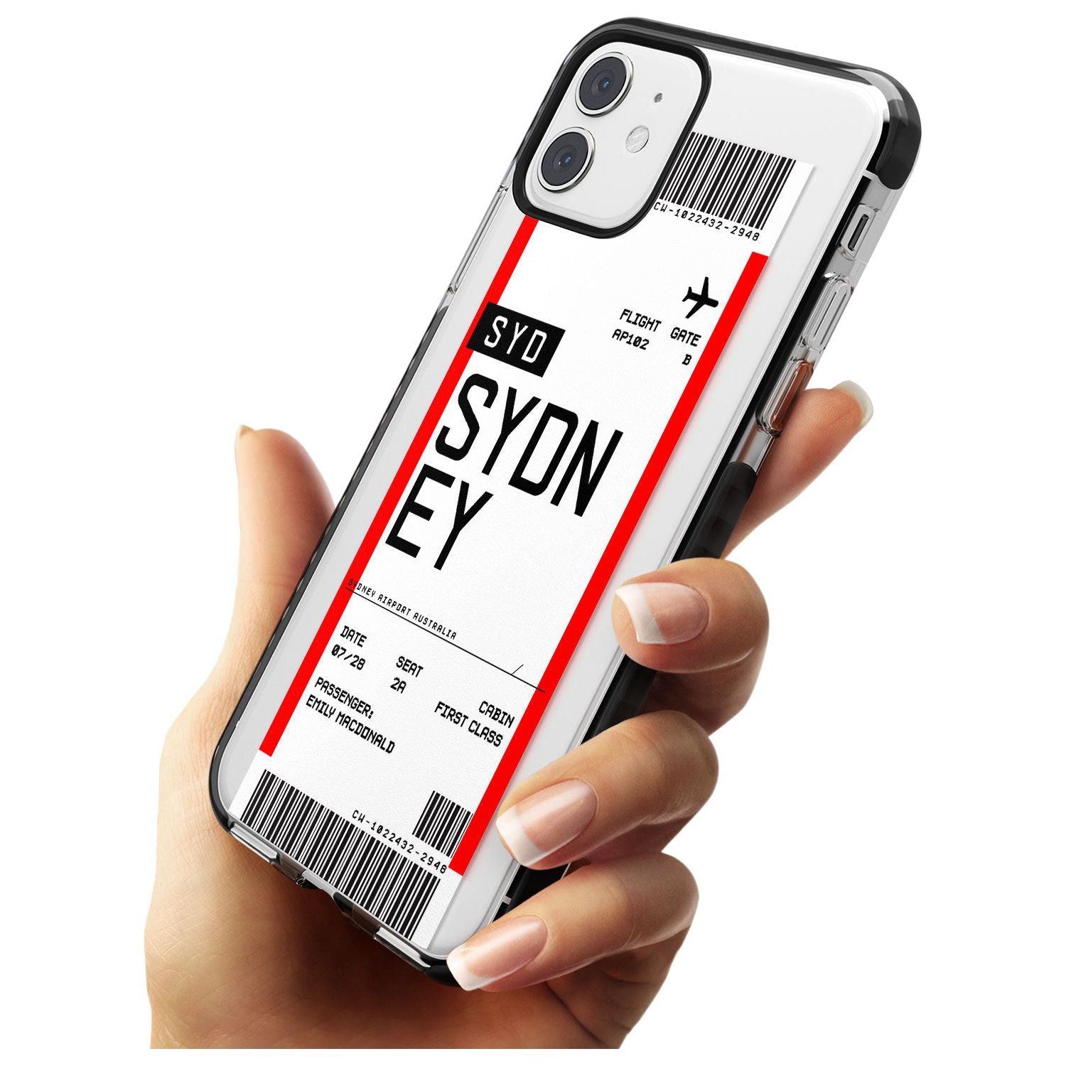 Sydney Boarding Pass iPhone Case Custom Phone Case - Case Warehouse