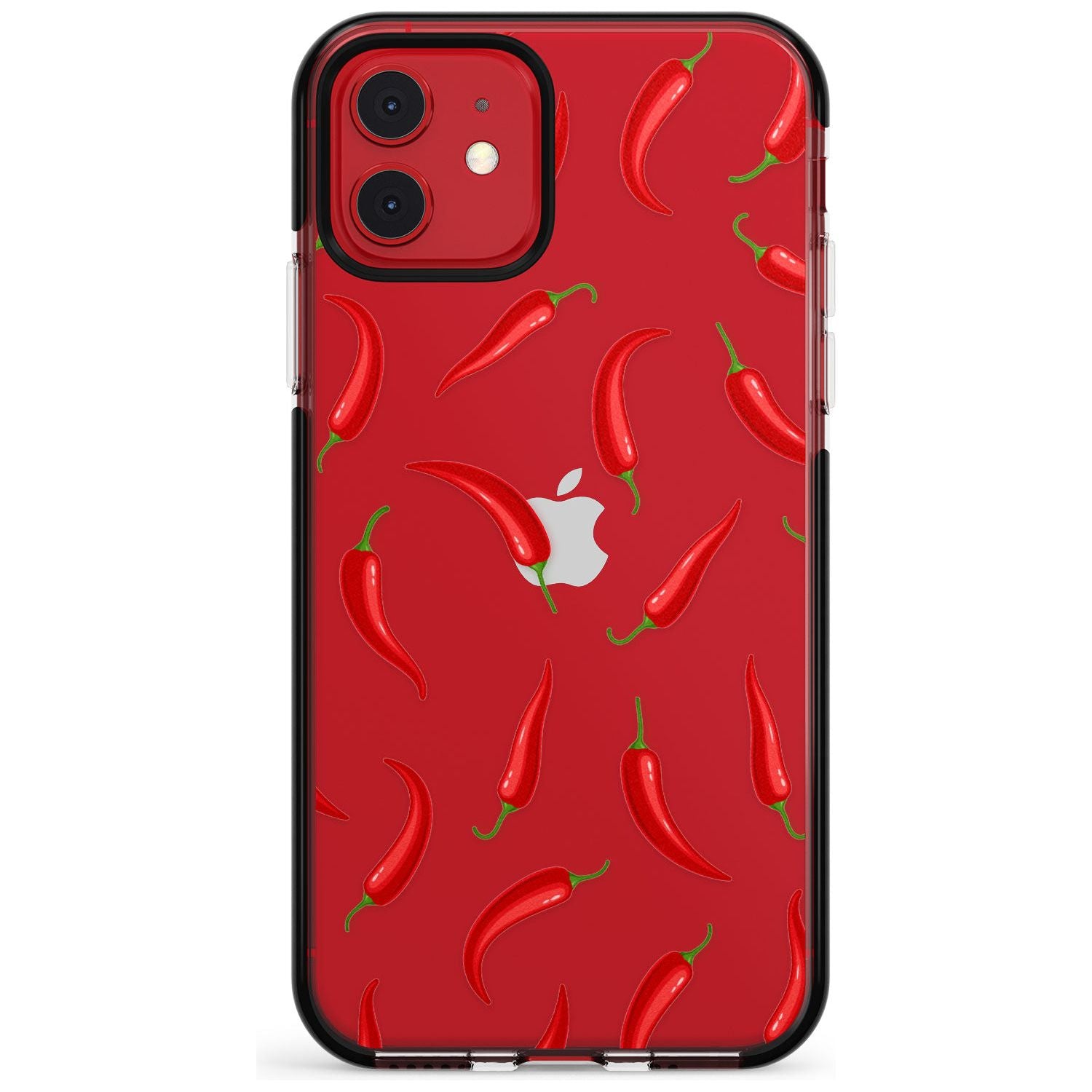 Chilly Pattern Black Impact Phone Case for iPhone 11 Pro Max