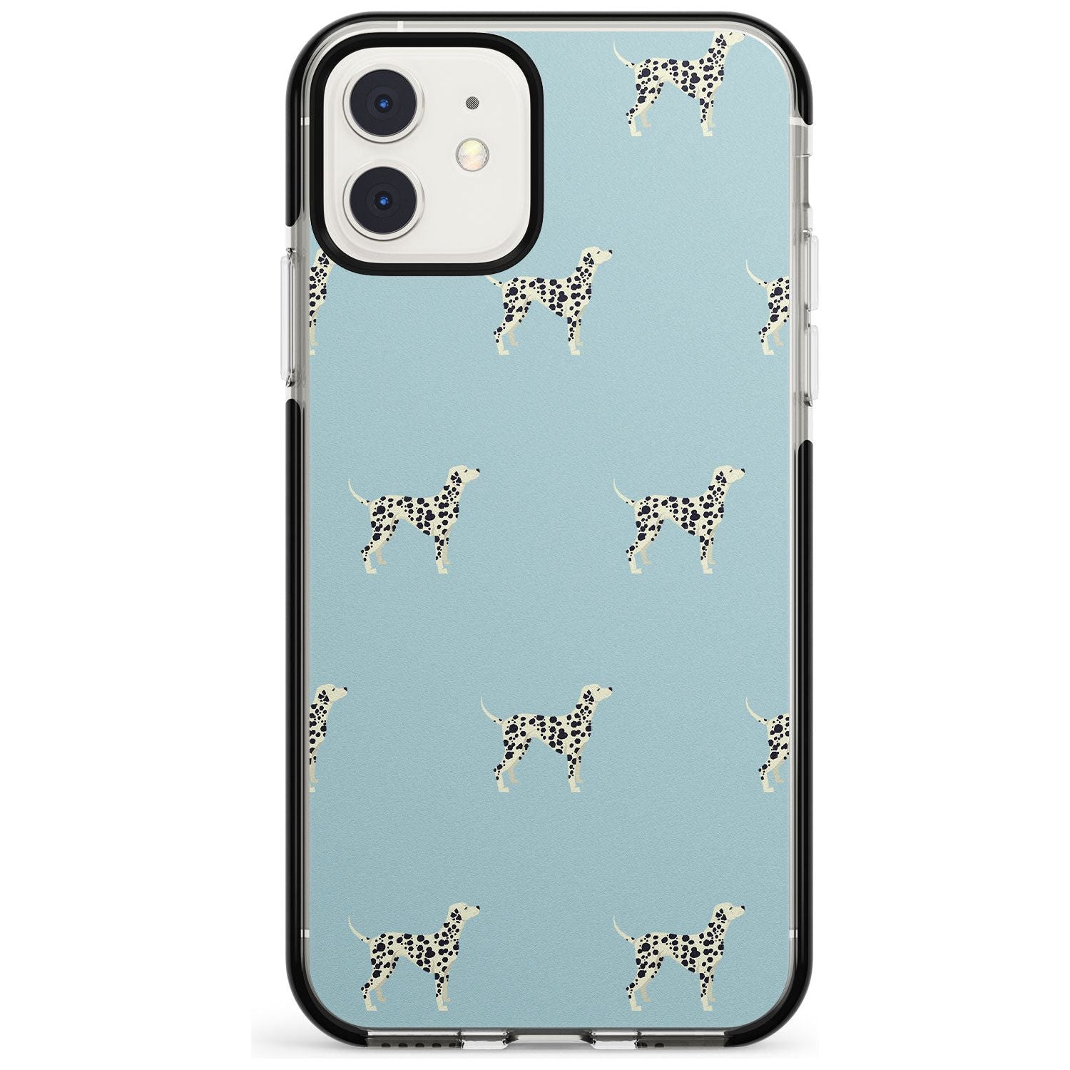 Dalmation Dog Pattern Black Impact Phone Case for iPhone 11