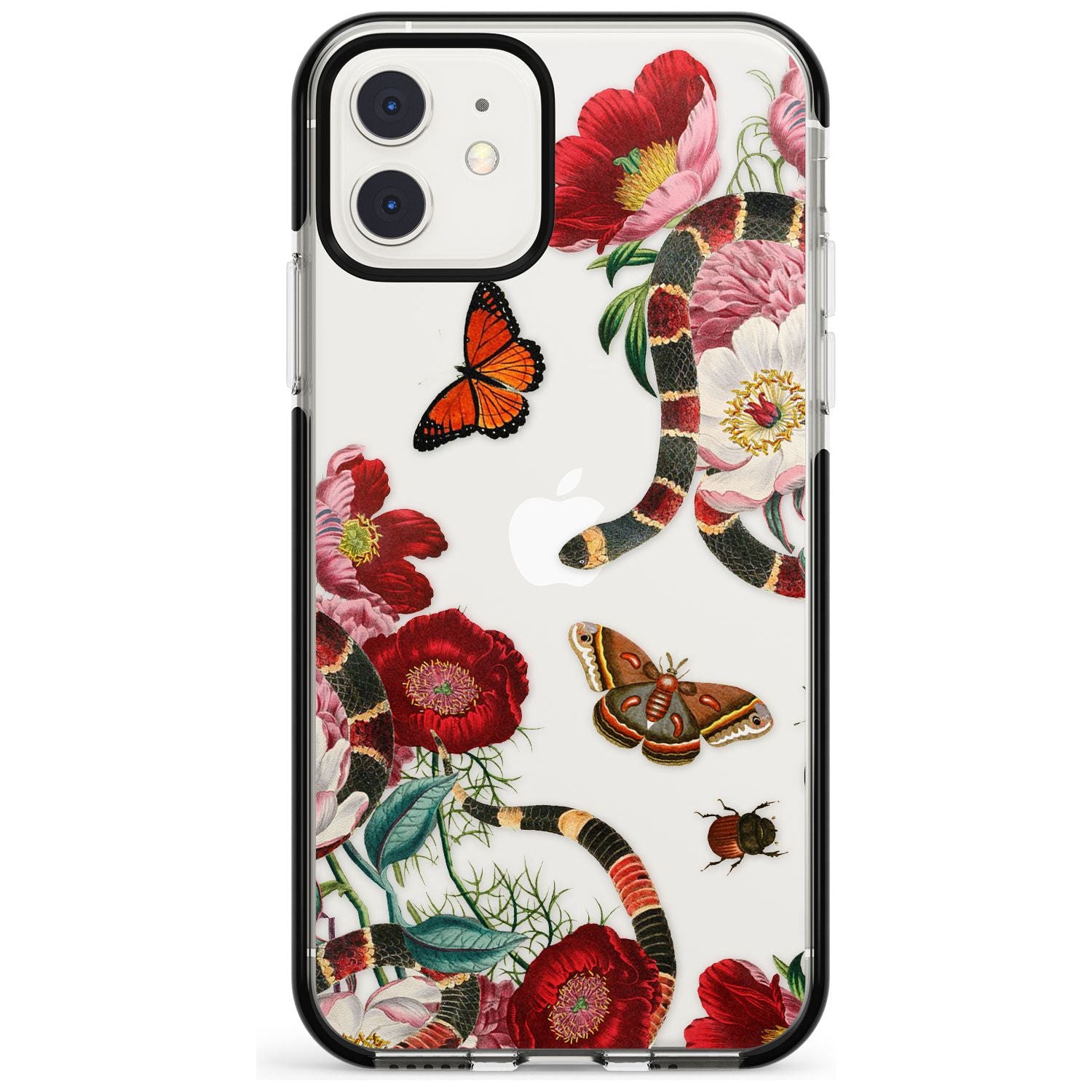 Botanical Snake Pink Fade Impact Phone Case for iPhone 11 Pro Max
