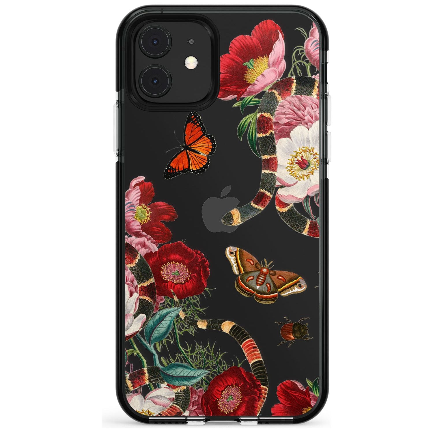 Botanical Snake Pink Fade Impact Phone Case for iPhone 11 Pro Max