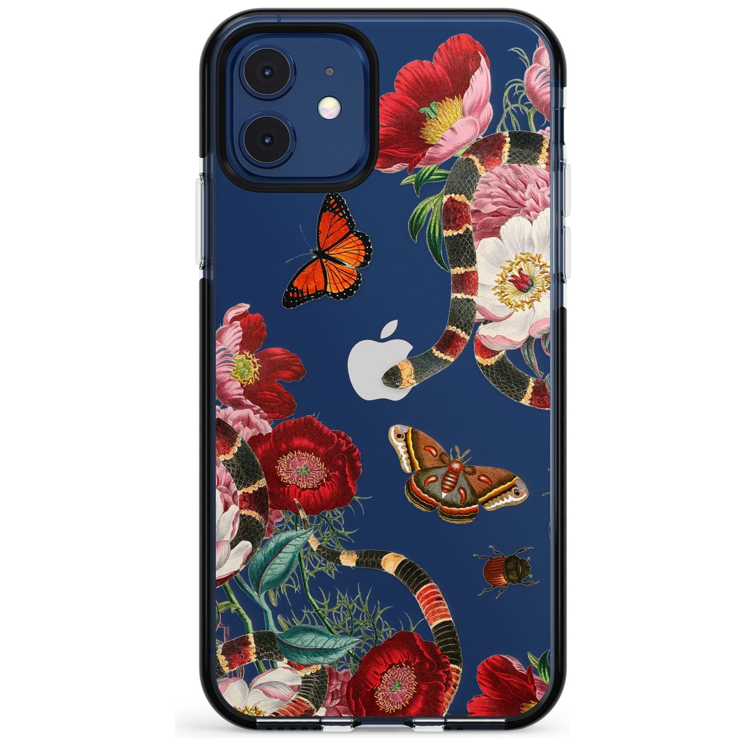 Botanical Snake Pink Fade Impact Phone Case for iPhone 11 Pro Max