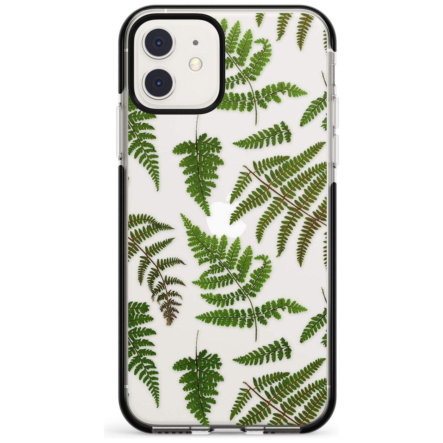 Leafy Ferns iPhone Case Black Impact Phone Case - Case Warehouse