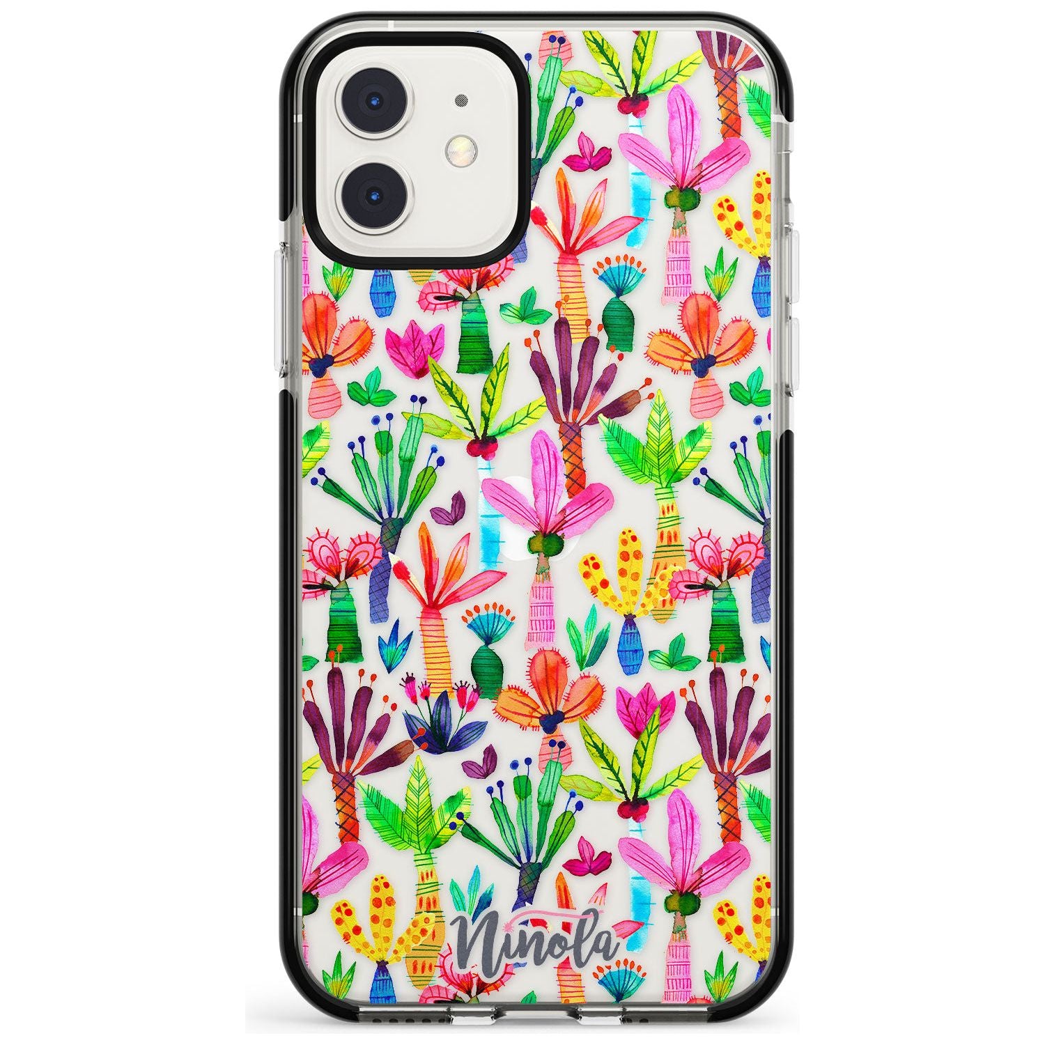 Palms Garden Black Impact Phone Case for iPhone 11