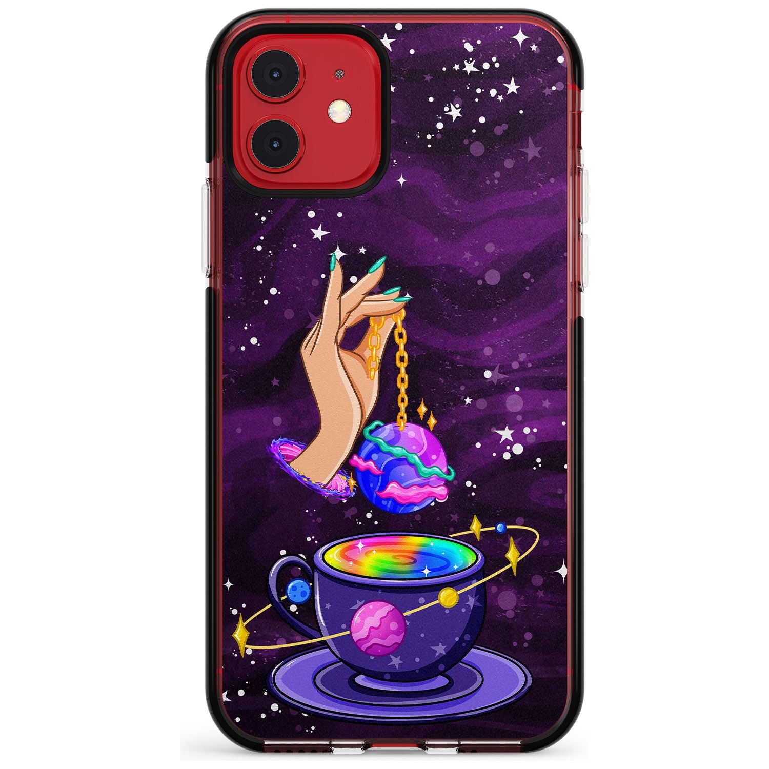 Space Tea Black Impact Phone Case for iPhone 11 Pro Max