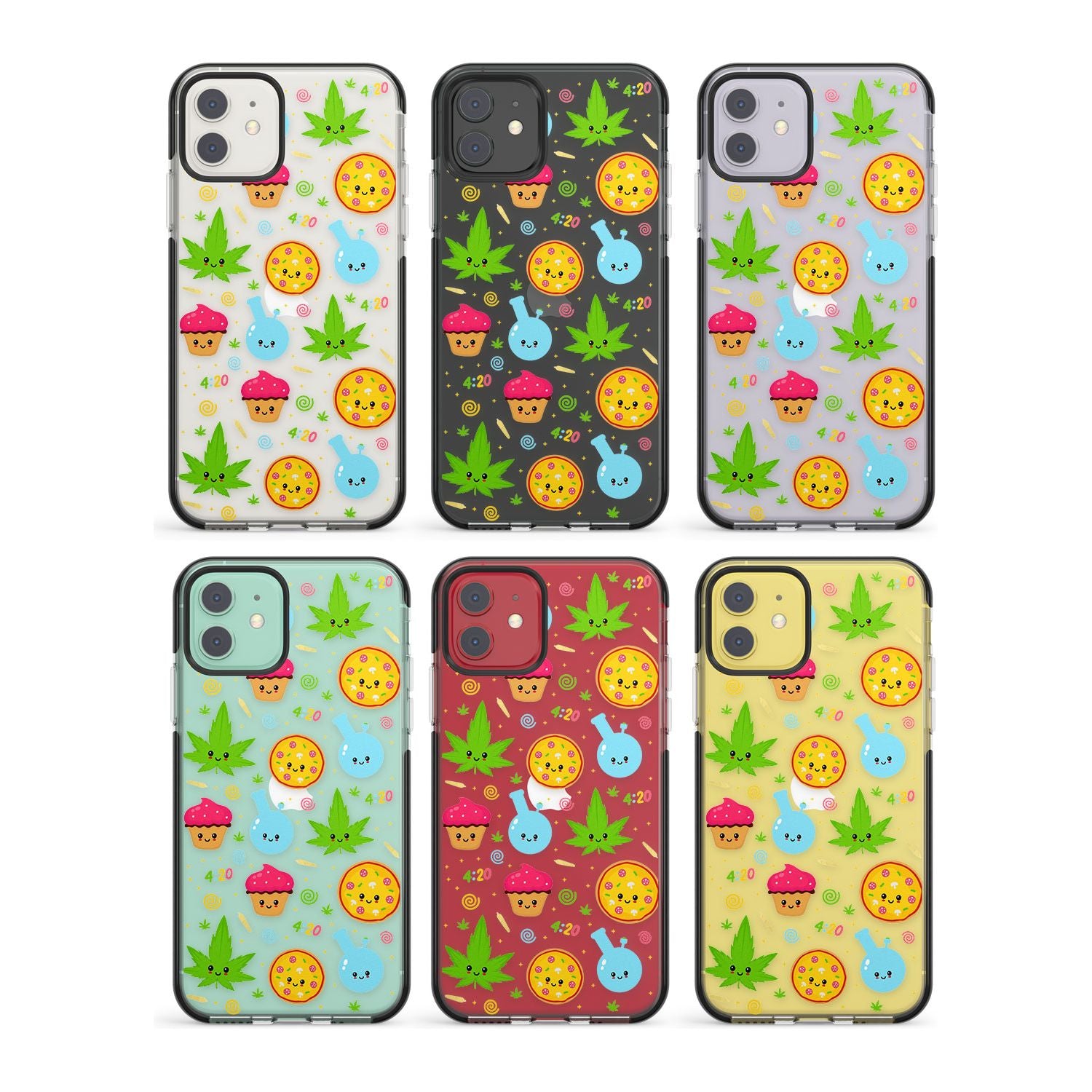 Martians & Munchies Impact Phone Case for iPhone 11, iphone 12