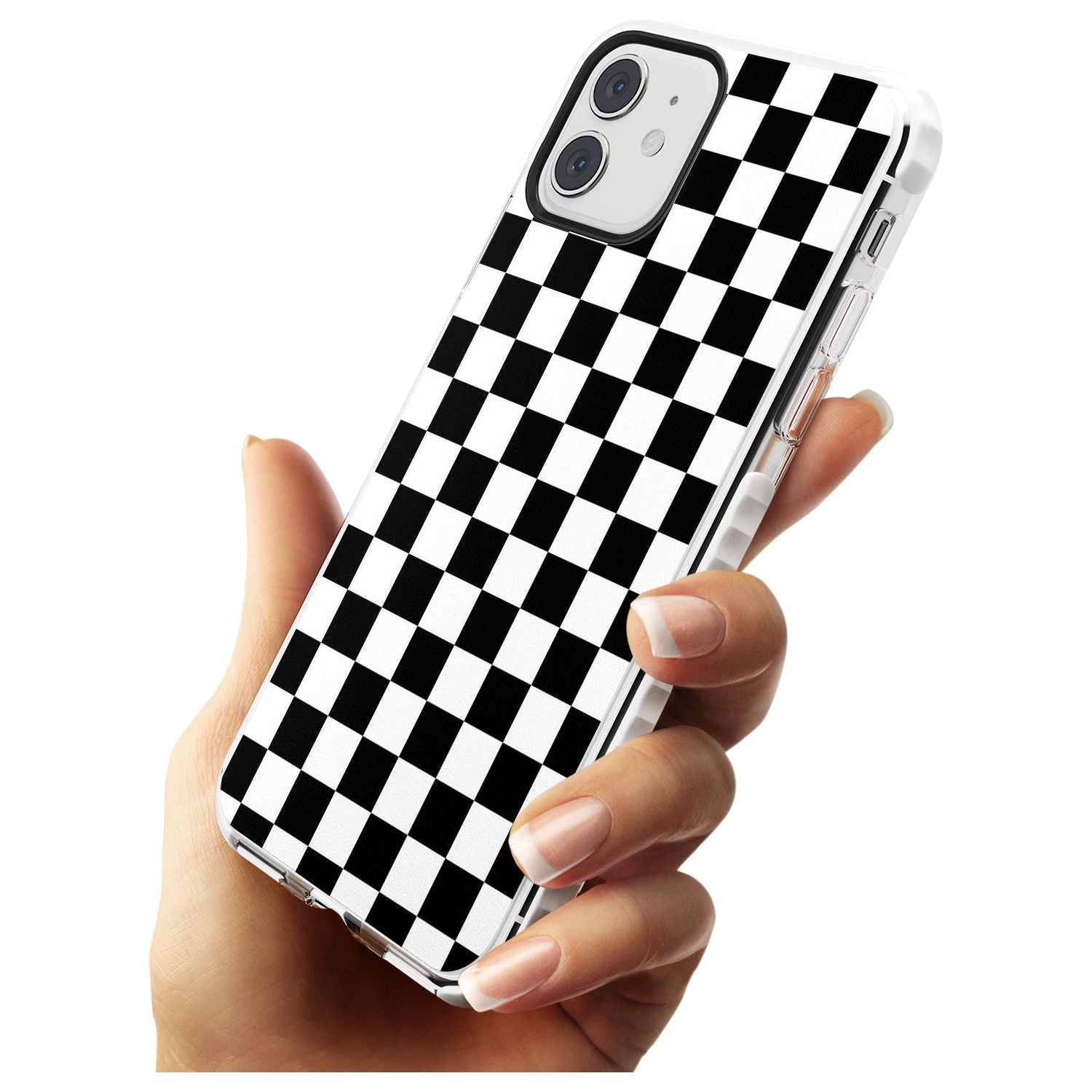 Black Checkered iPhone Case Phone Case - Case Warehouse