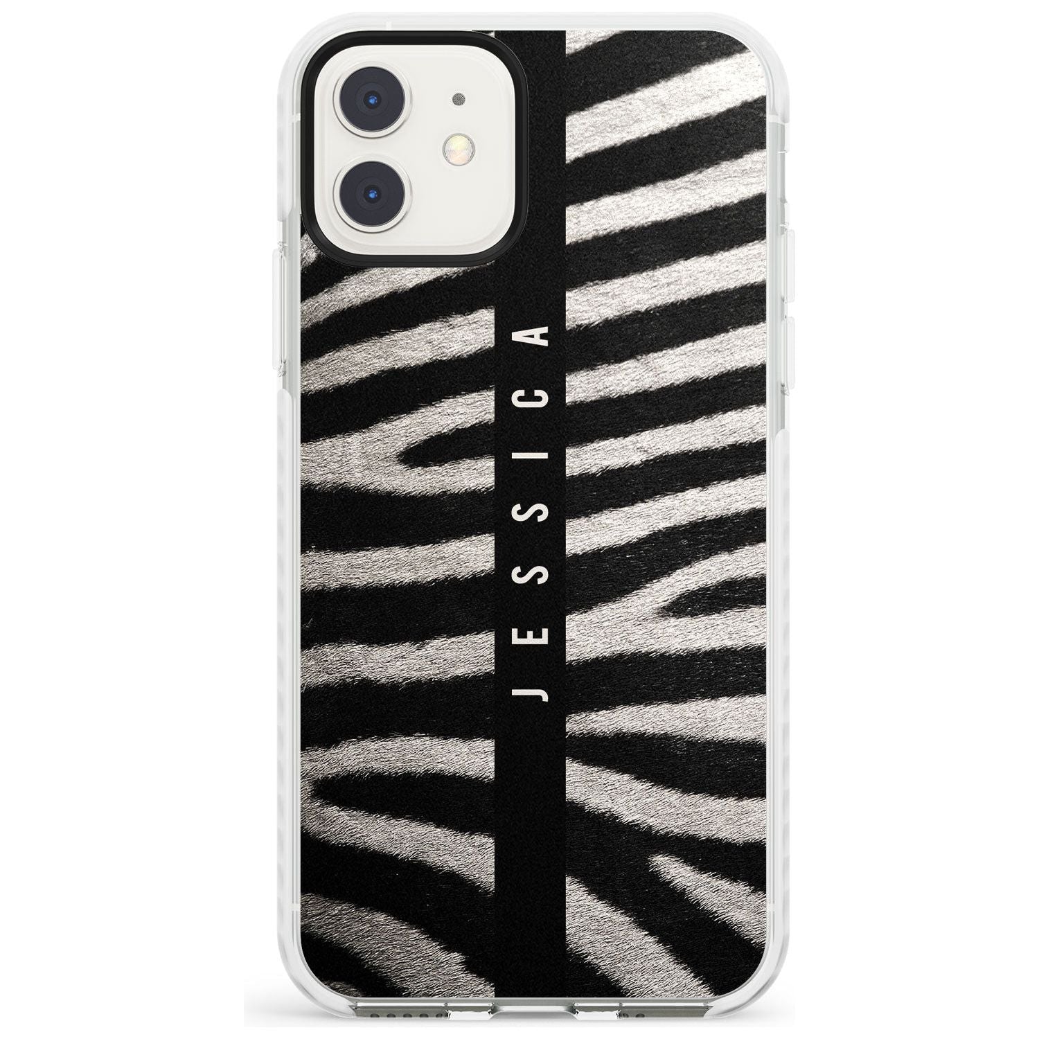 Zebra Print iPhone Case Impact Case Custom Phone Case - Case Warehouse